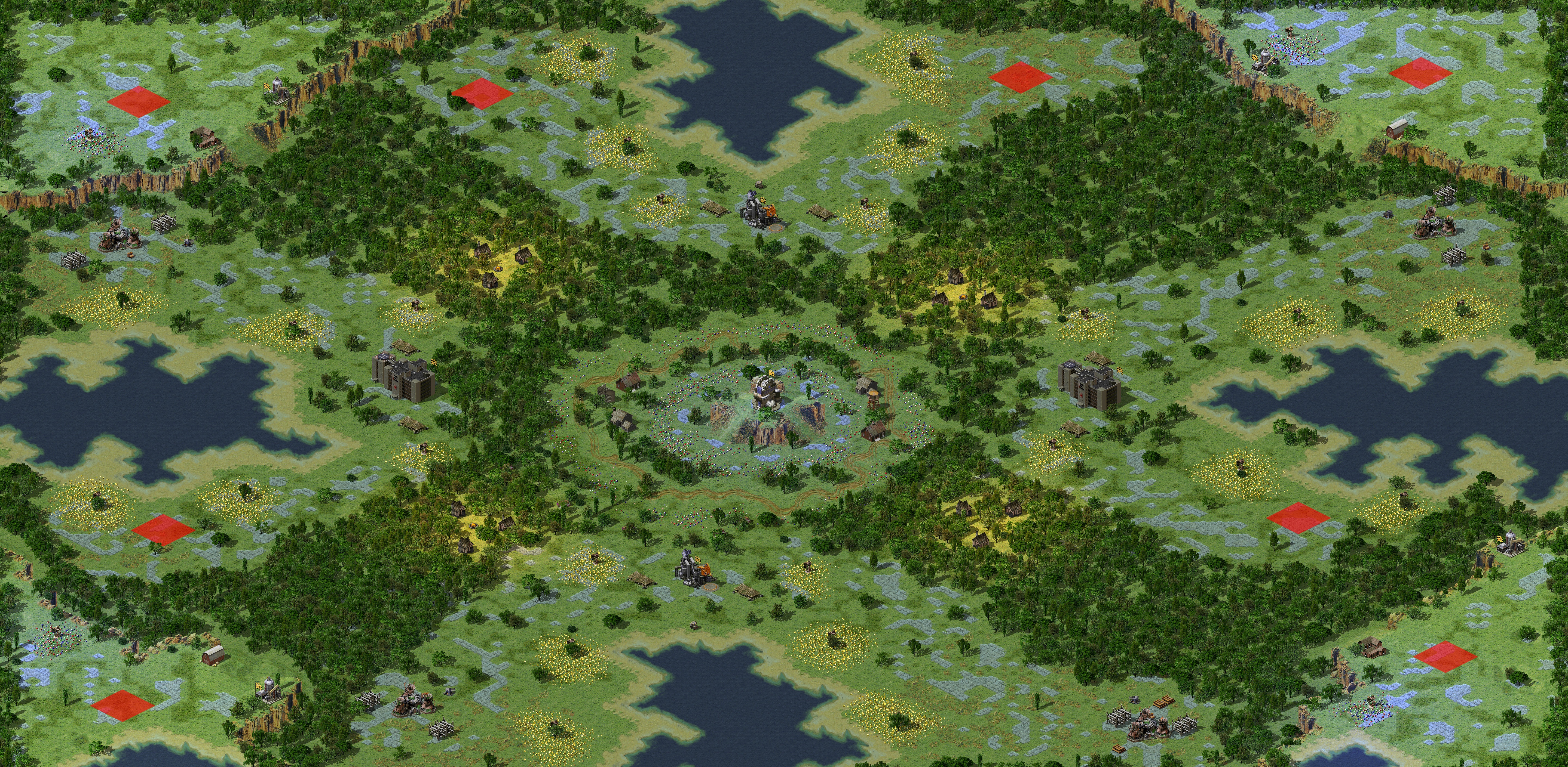 Rendered map: Forest village 1.1