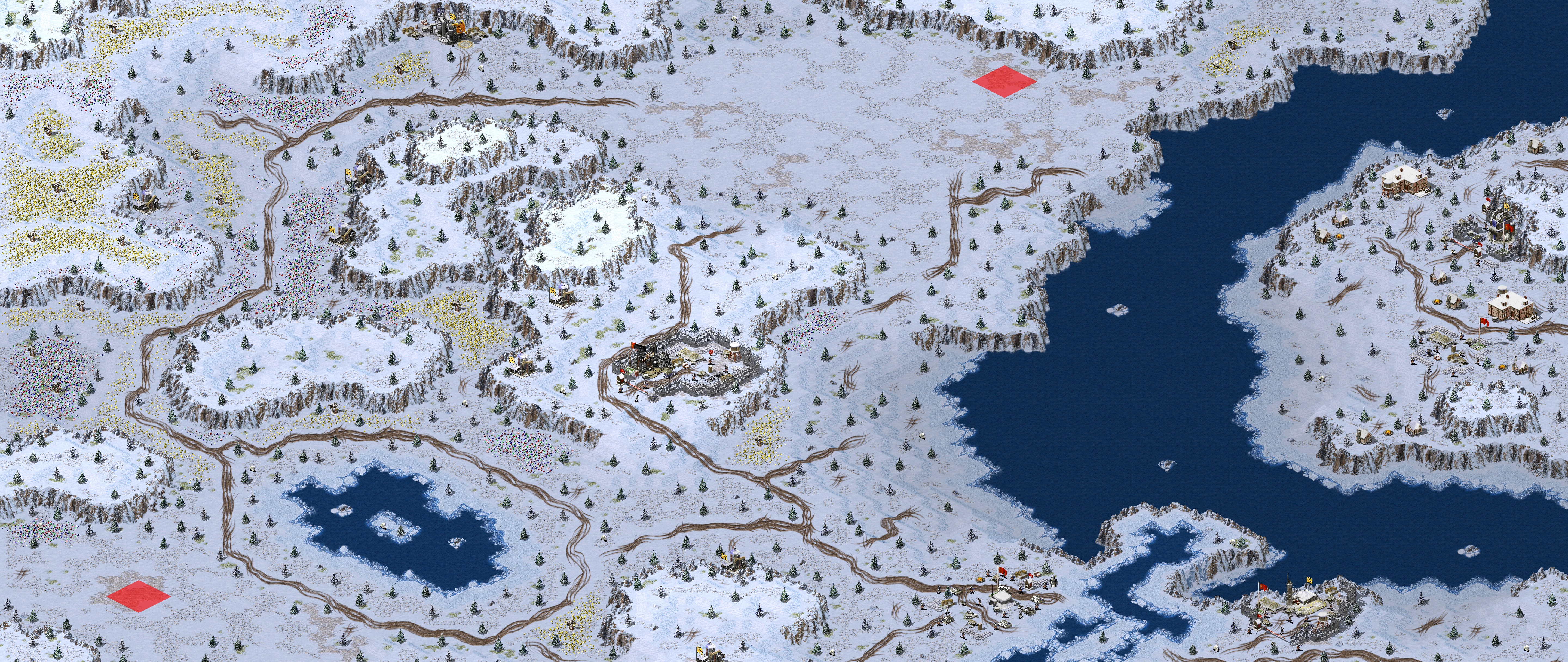 Rendered map: Chrono defence