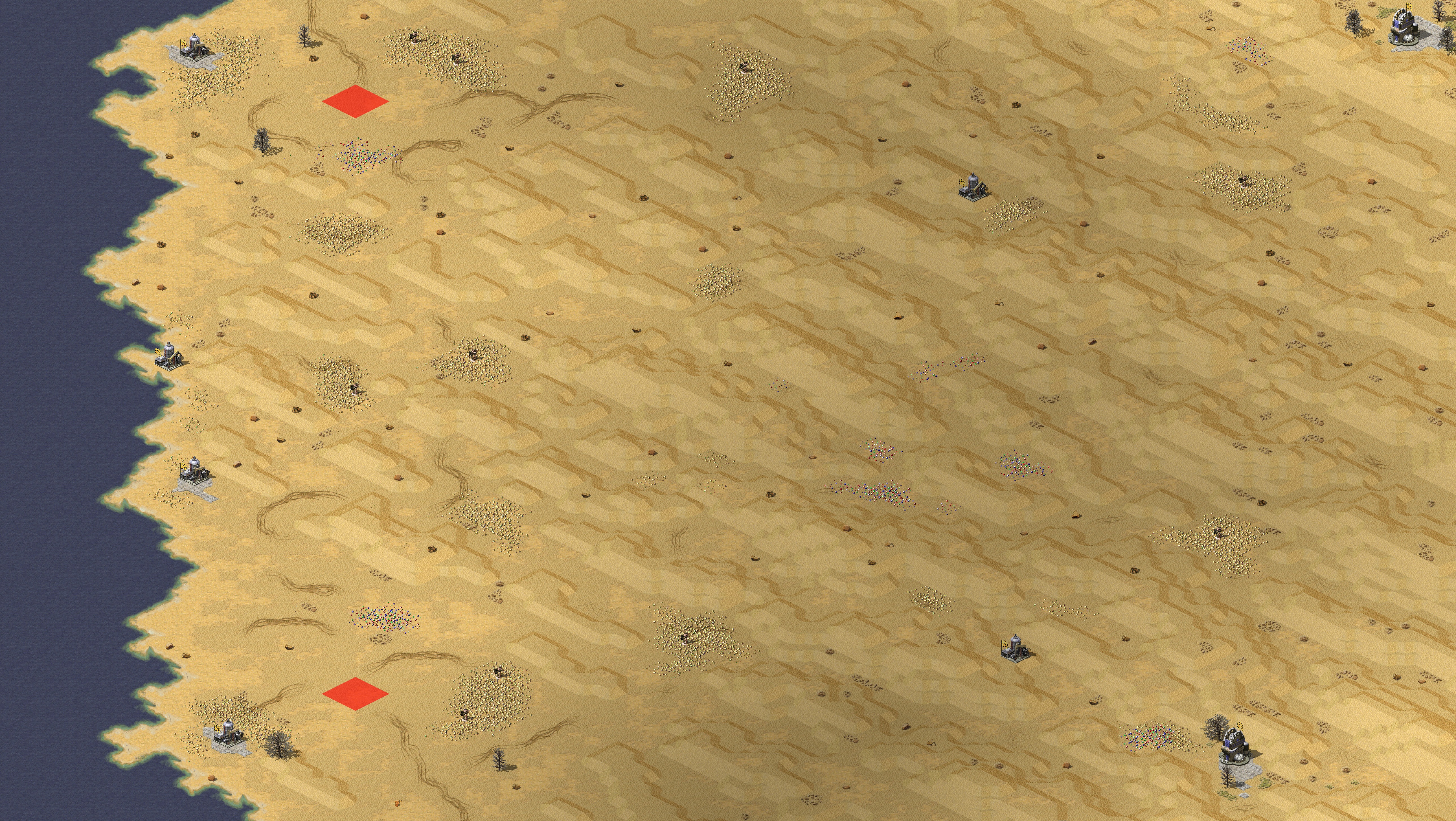Rendered map: Real World Namib Desert