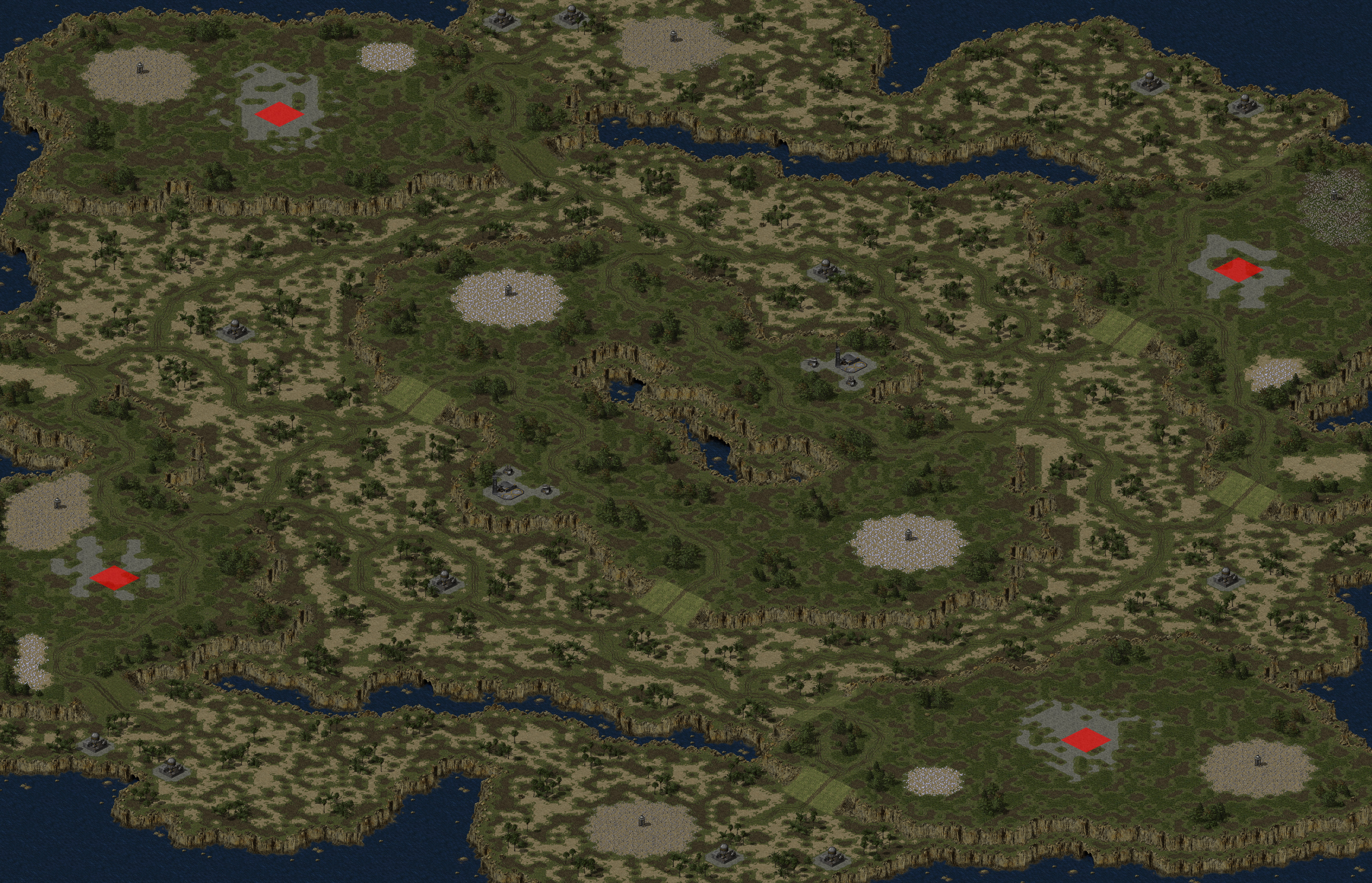Rendered map: Jungle Basin
