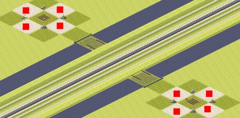 Rendered preview of Bumpy Road 4v4 (Poor 4v4)