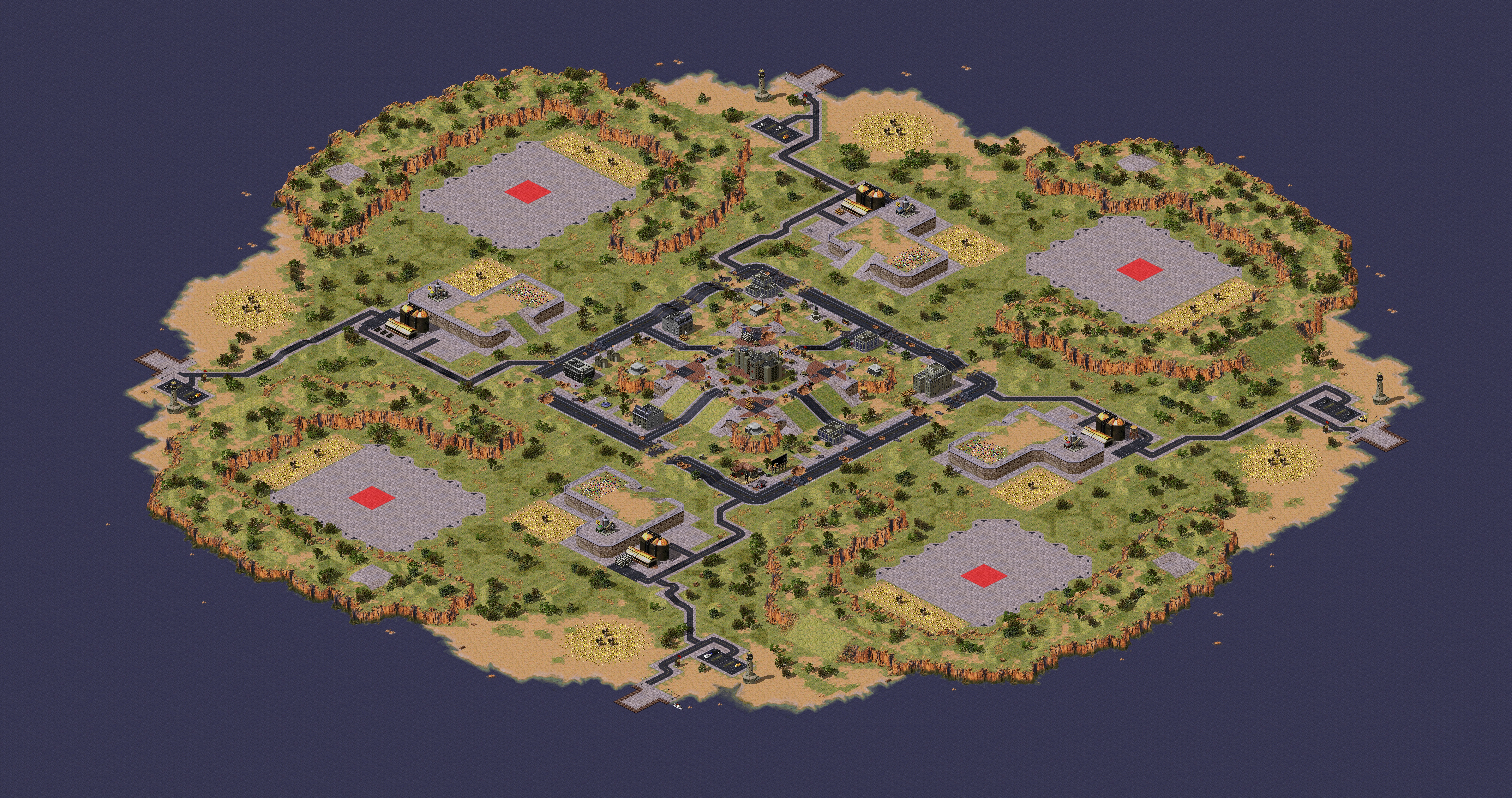 Rendered map: Industrial Ruins
