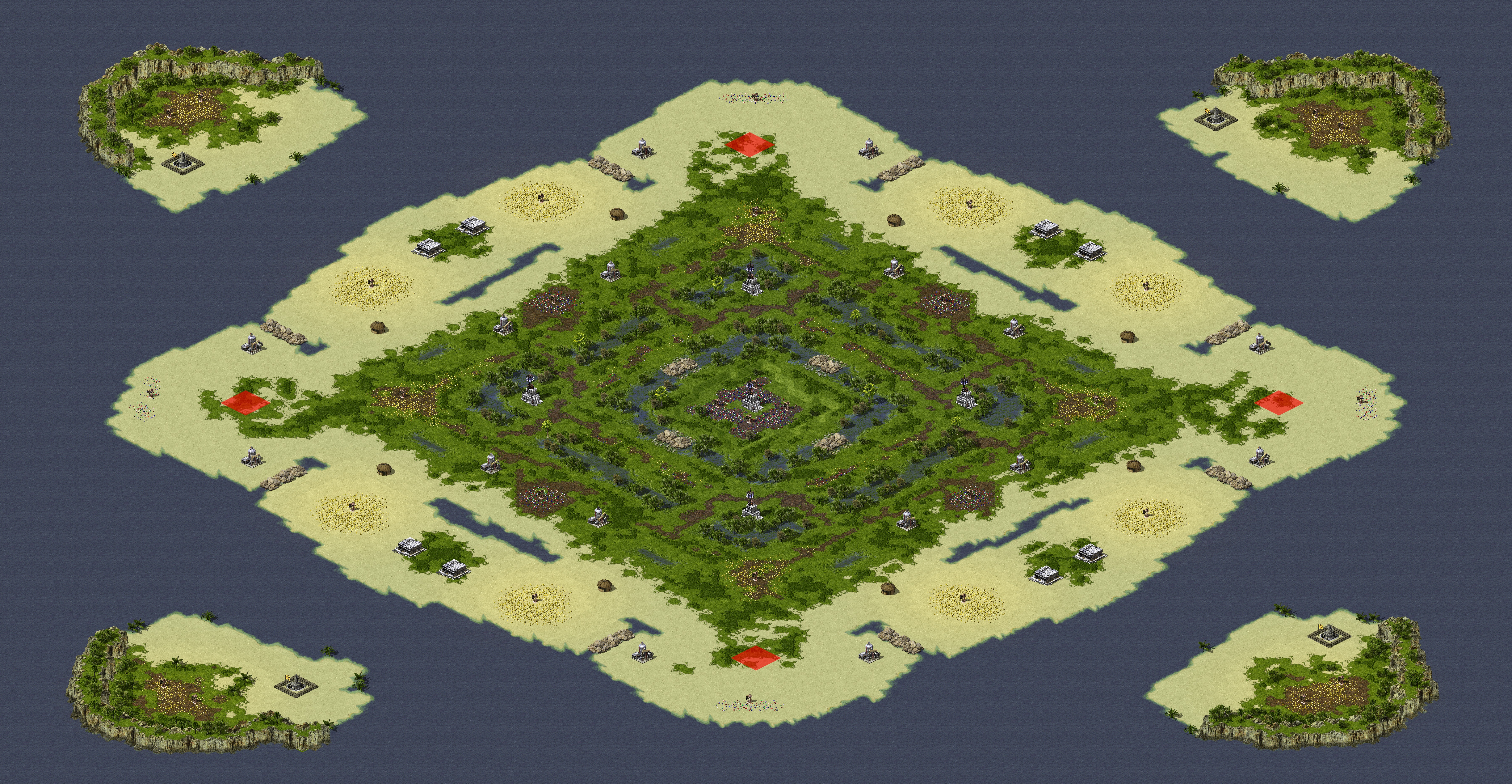 Rendered map: Montezuma's Revenge