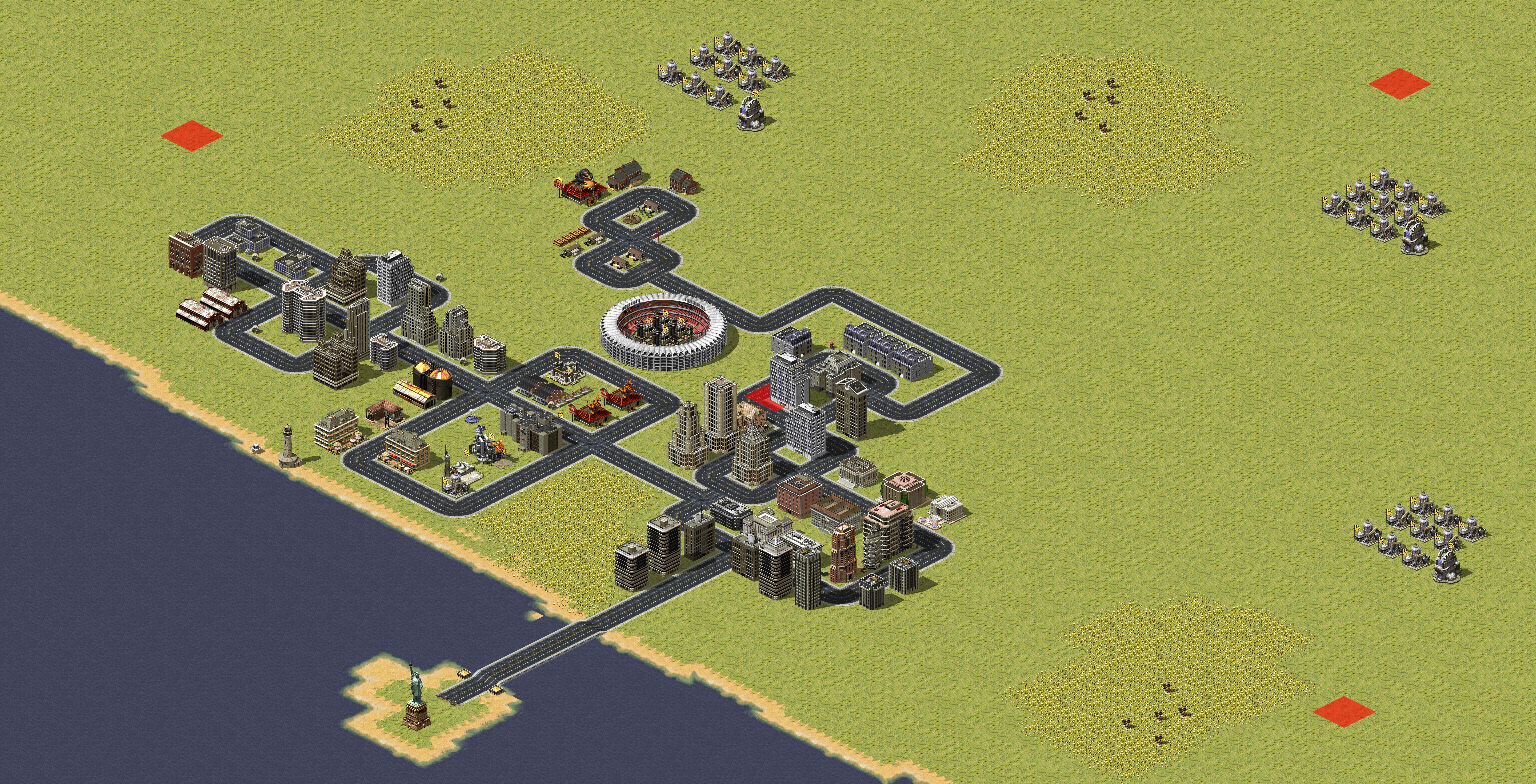Rendered map: NYC