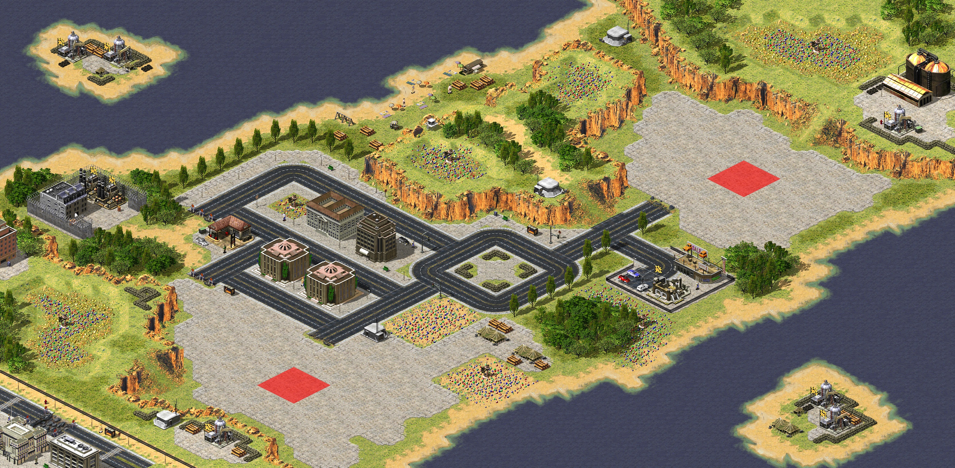 Rendered map: MO: Village Rampage