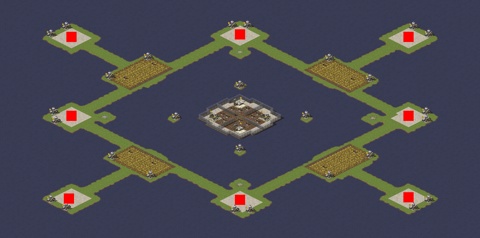Rendered preview of Central Axis Resource Island