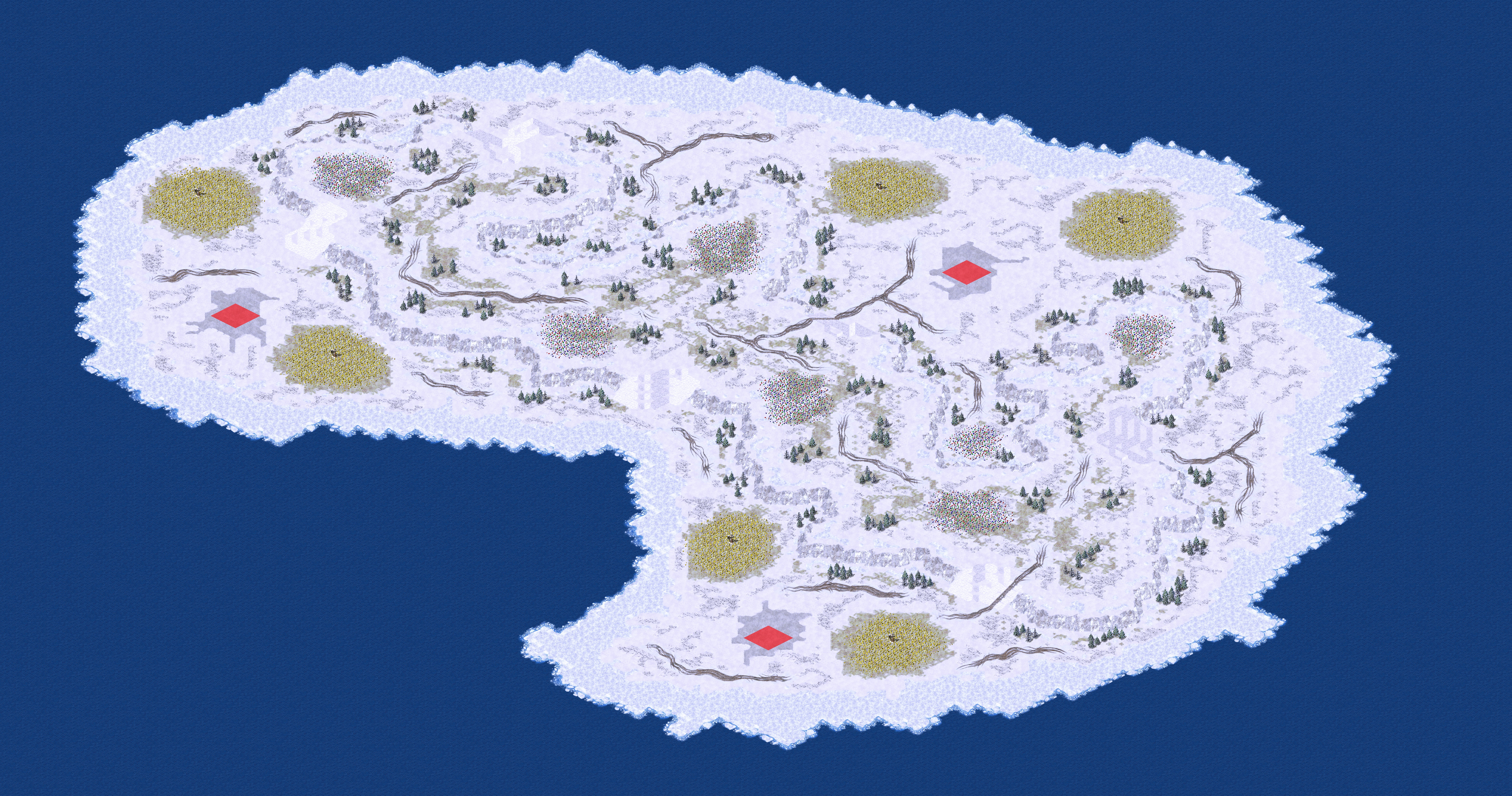 Rendered map: Hostile Iceberg (2-3)