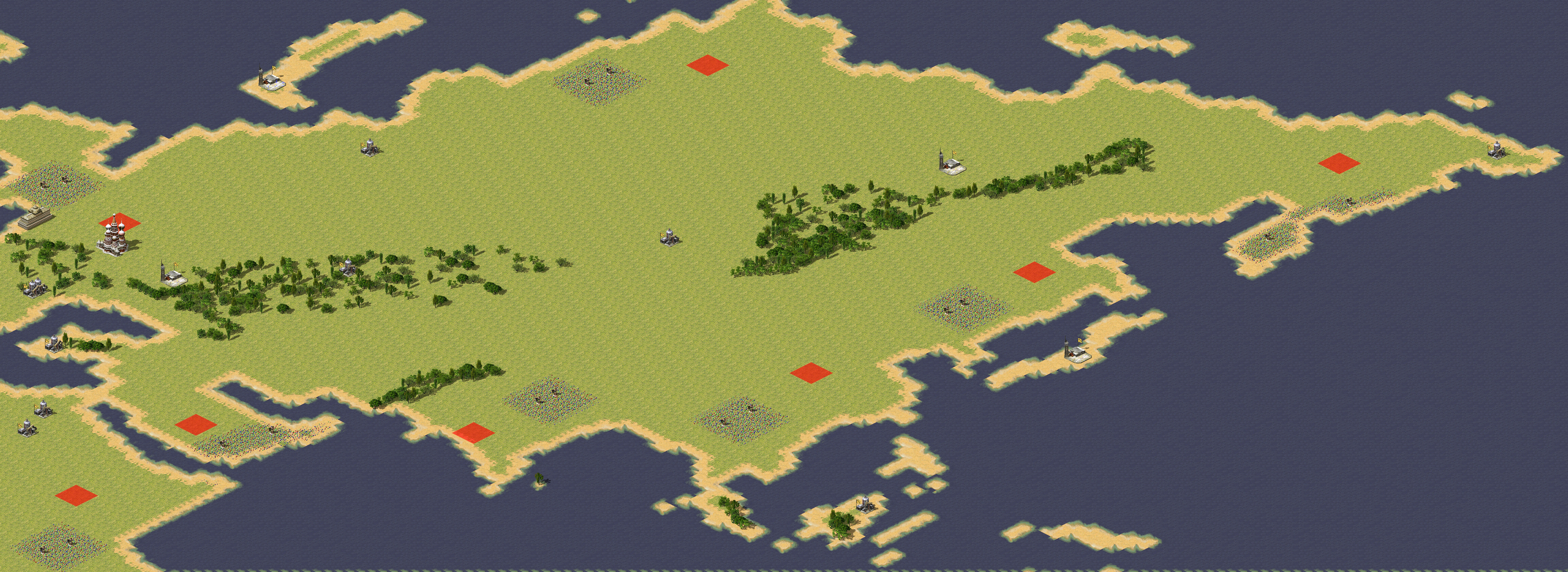 Rendered map: Asia
