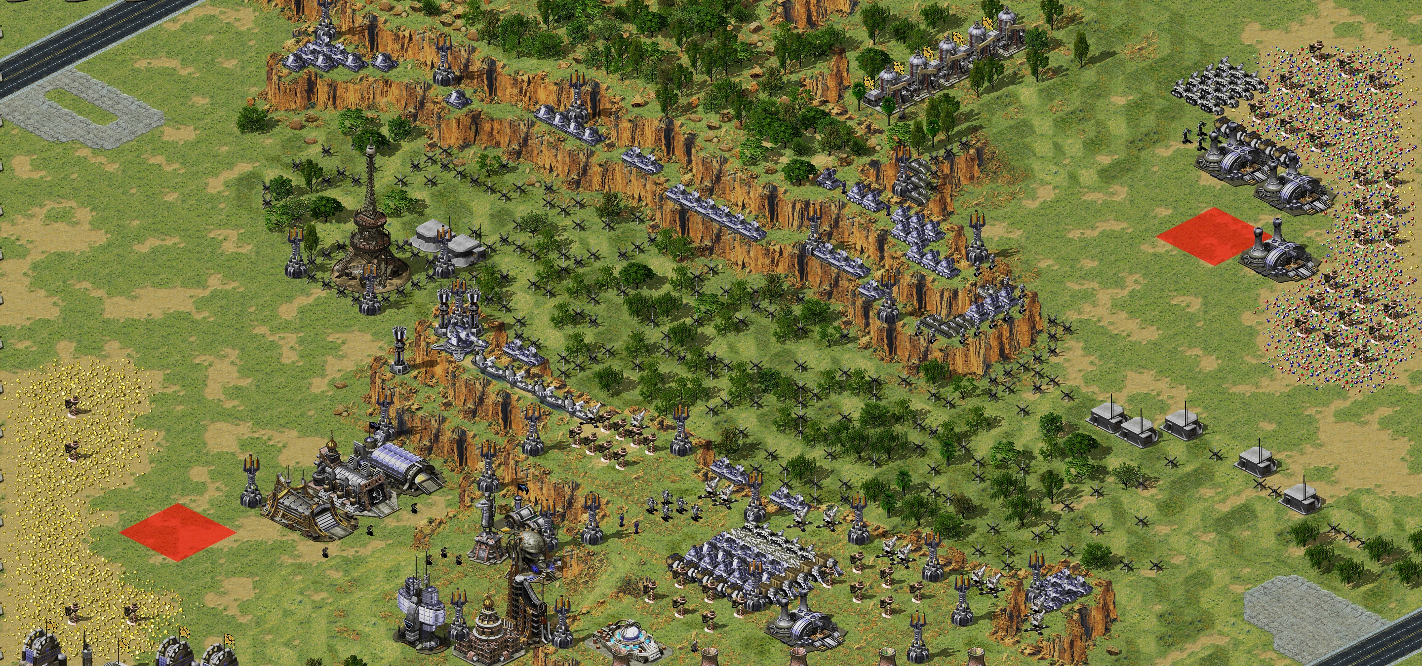 Rendered map: Unfair Secret Valley