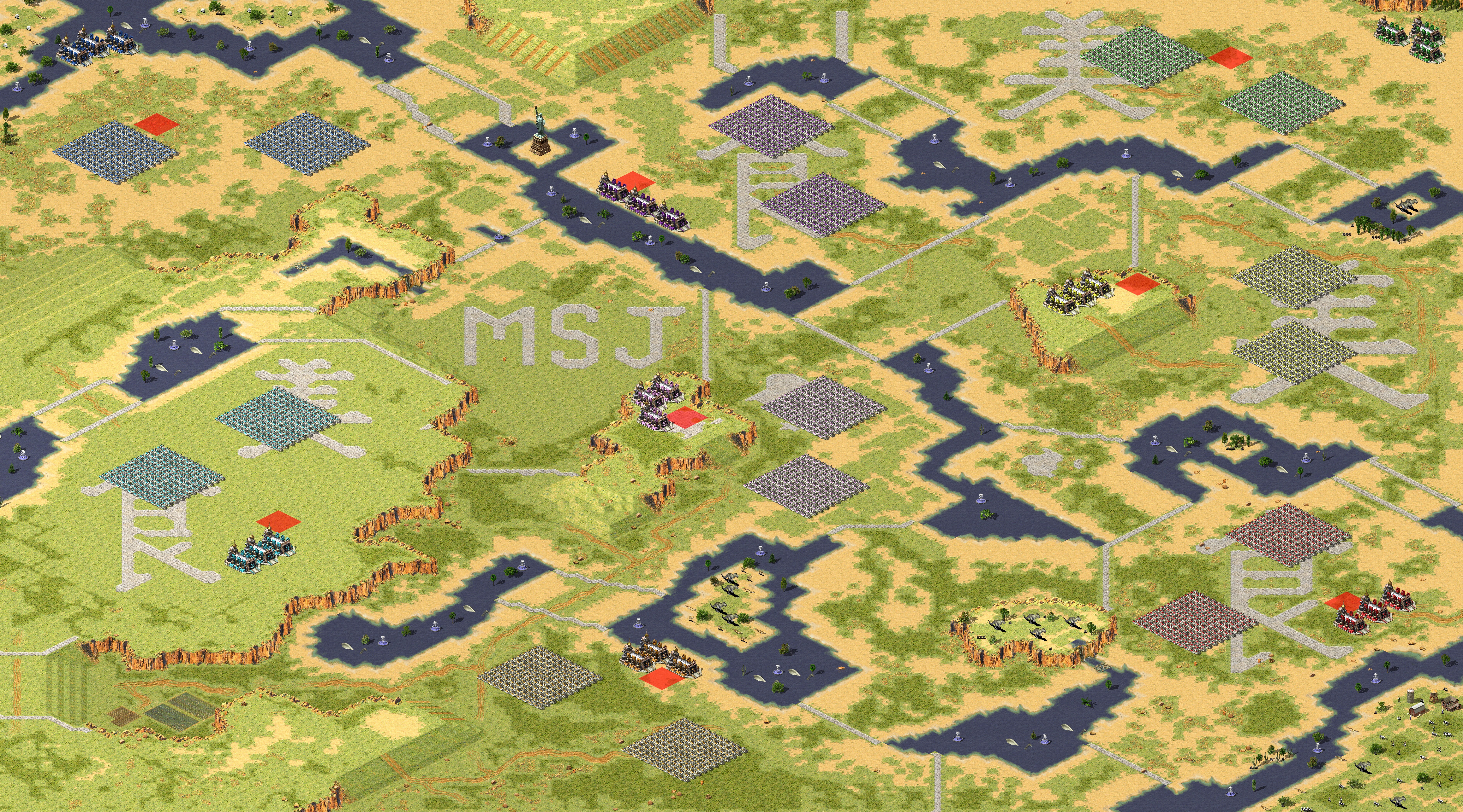 Rendered map: Gourmet Boulevard Apocalypse (4v4)