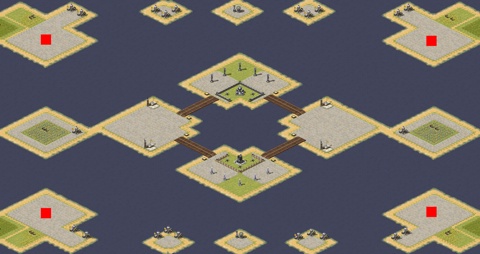 Rendered preview of Four Kings at Sea