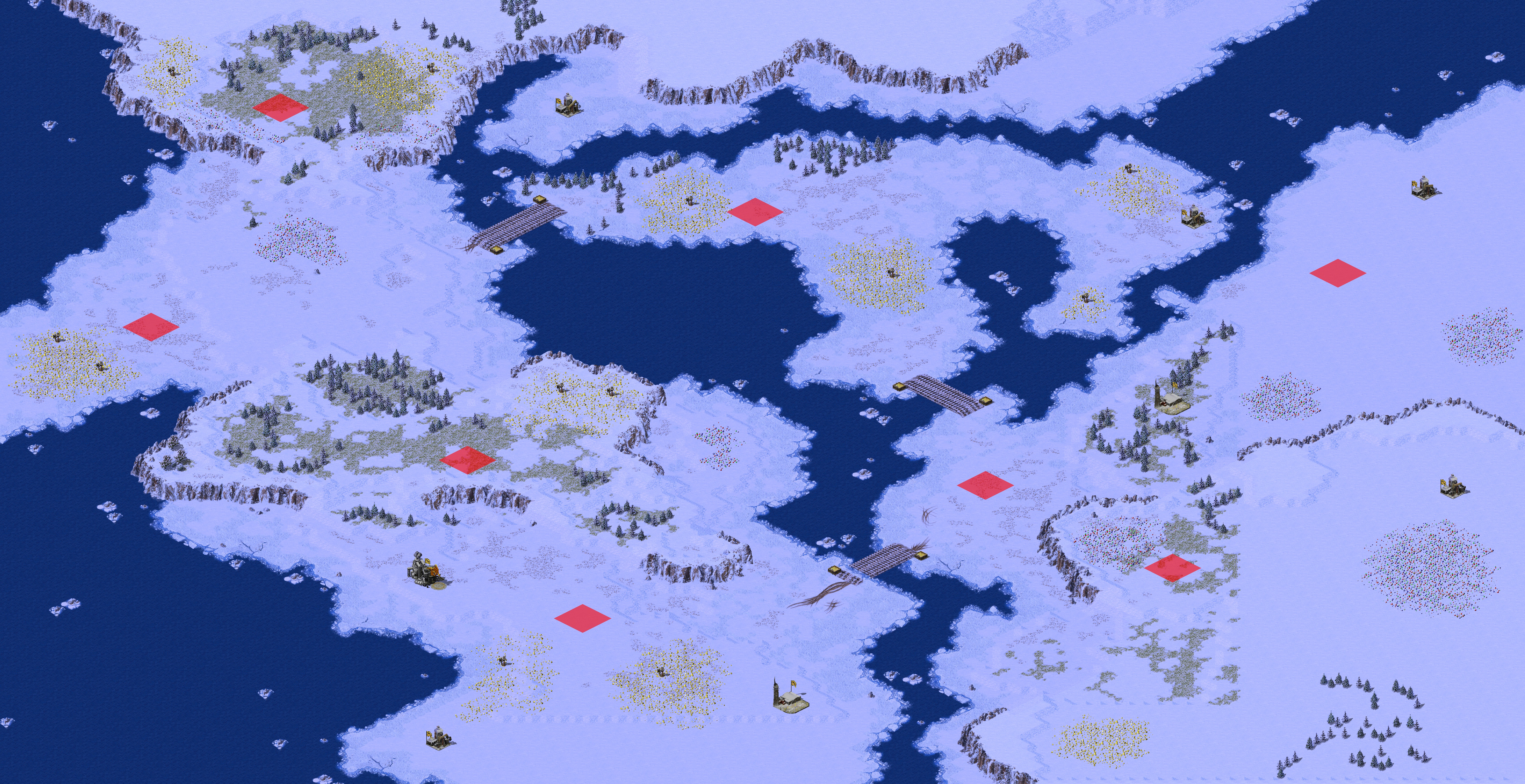 Rendered map: Siberian Wastelands