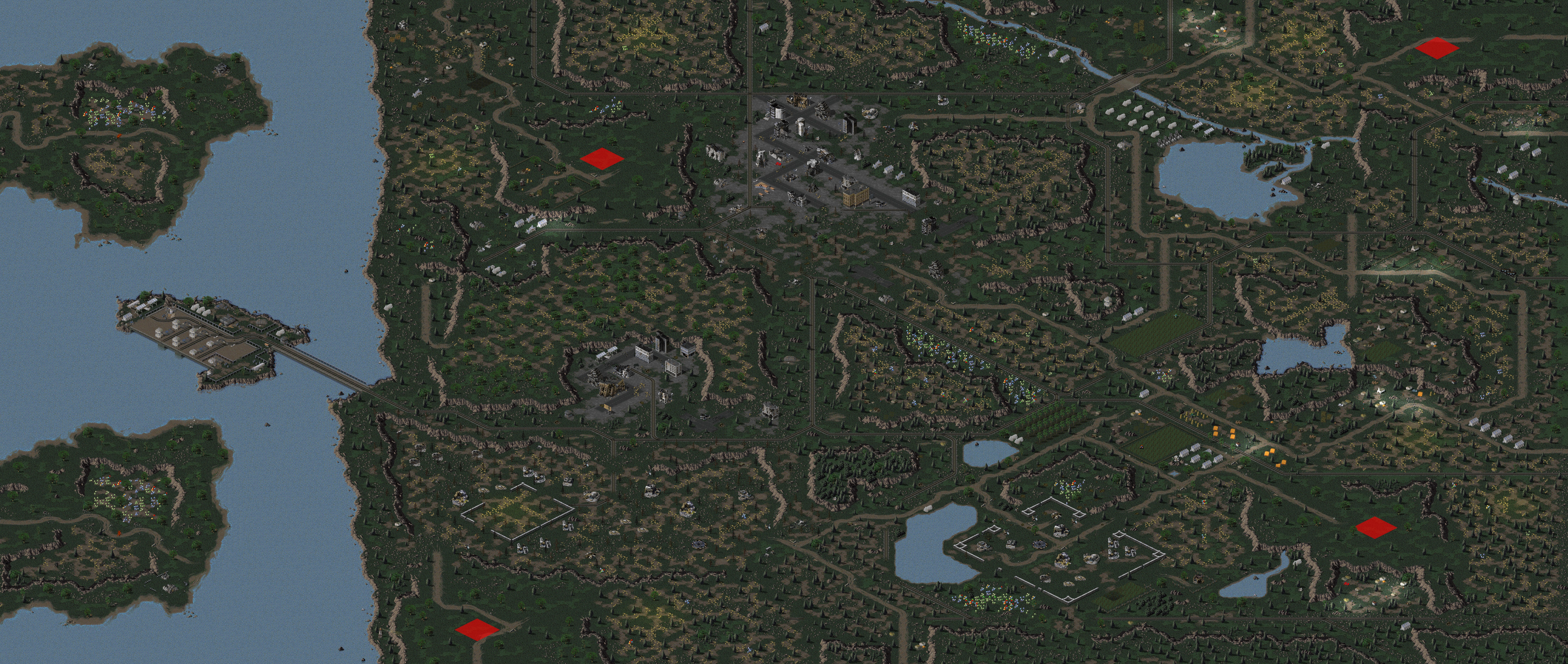 Rendered map: Omega City