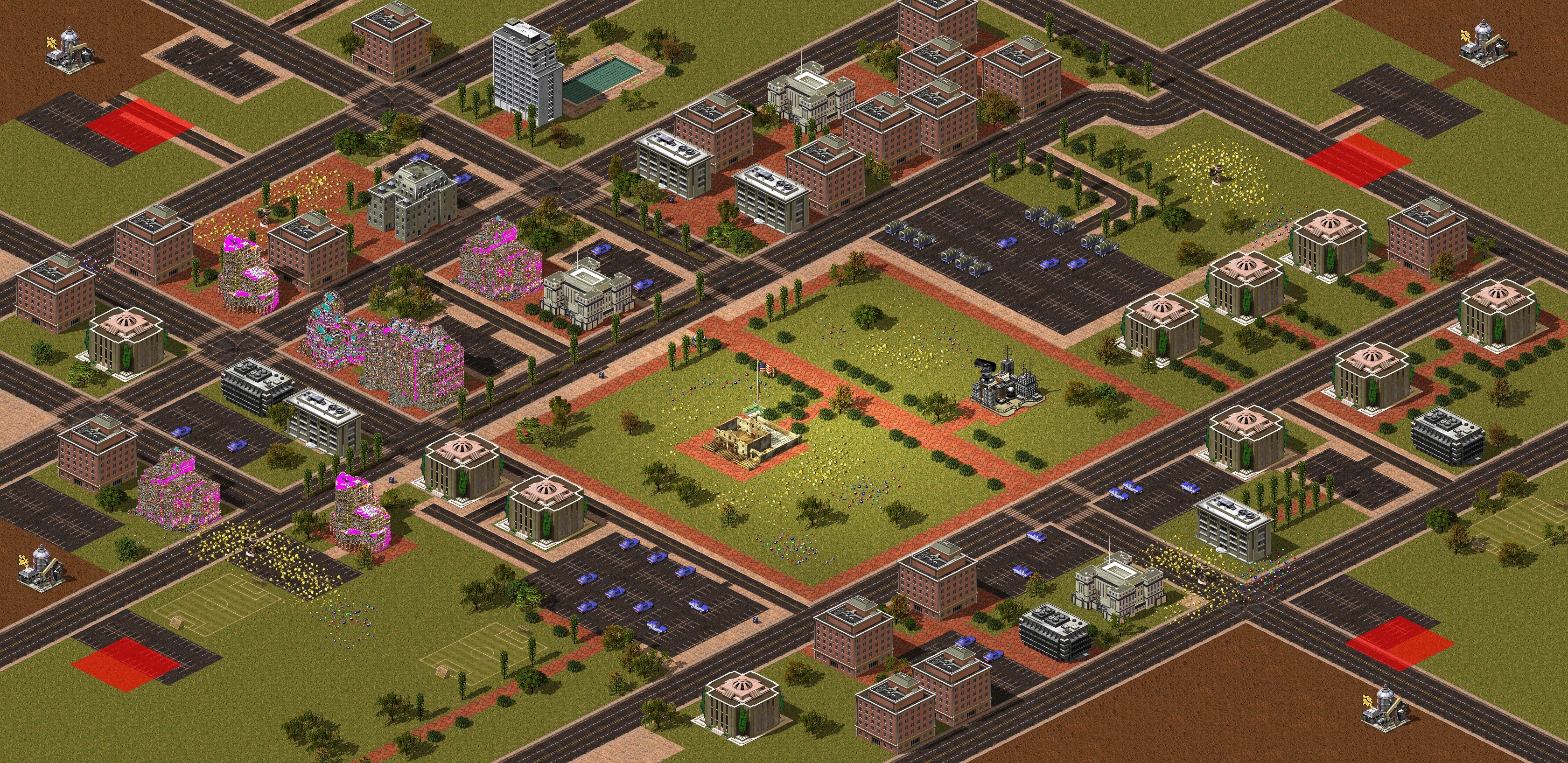 Rendered map: City Park Grid