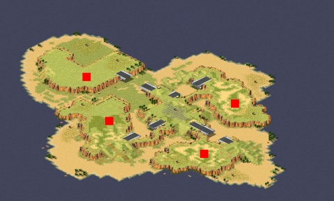 Rendered preview of Canyon Battle 4v