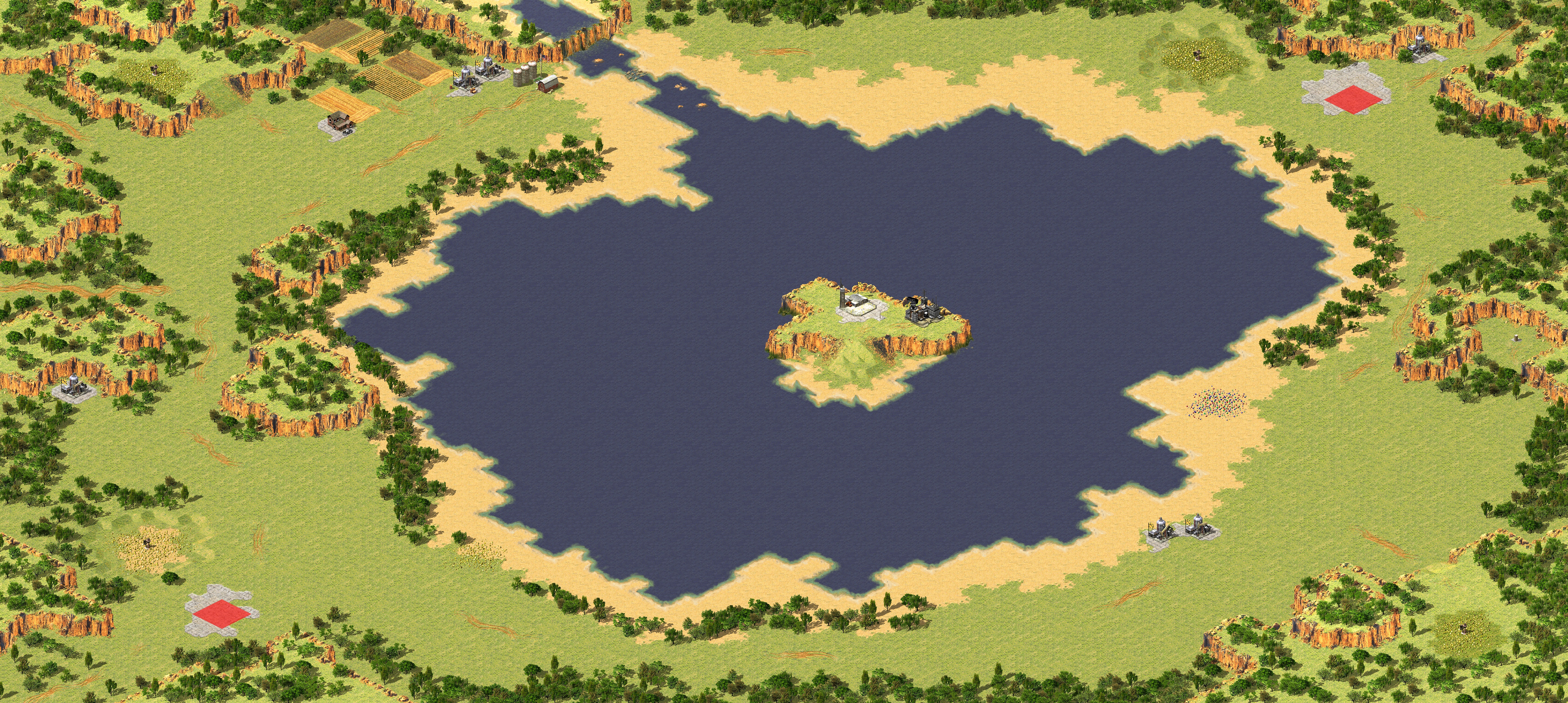 Rendered map: Lake of death