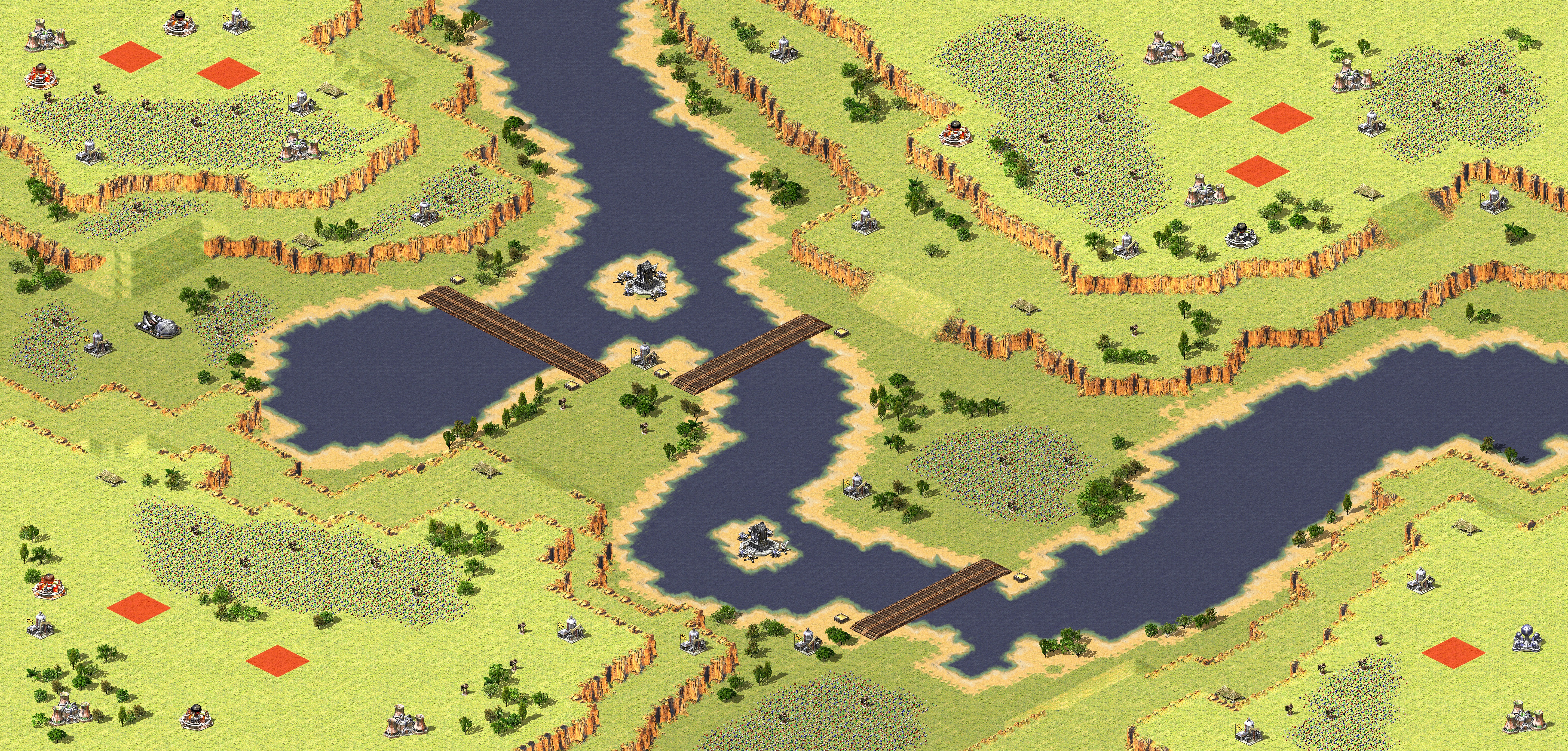 Rendered map: New Allied Victory