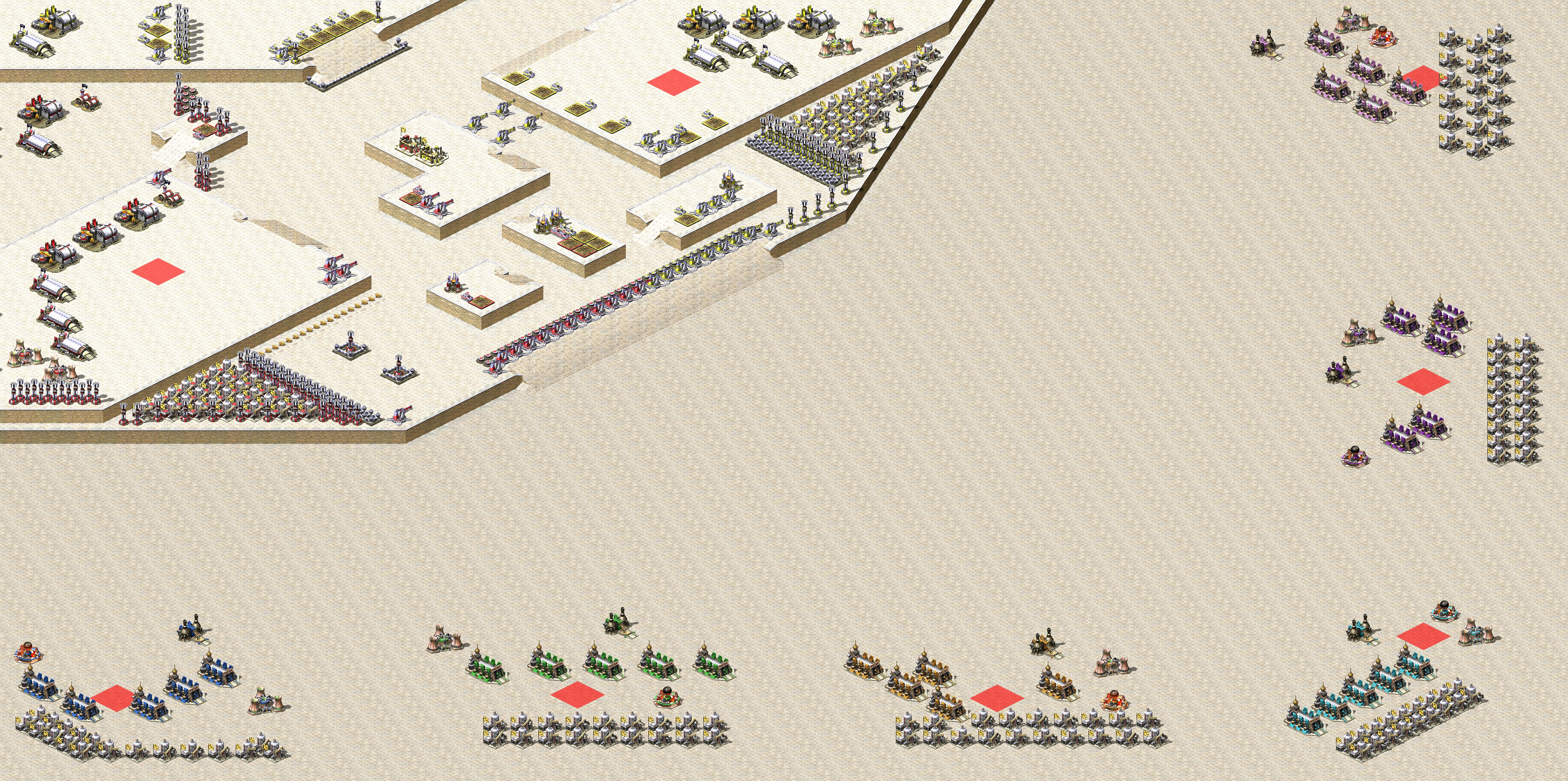 Rendered map: 2 Yuri 6 Allied - Chaos Party