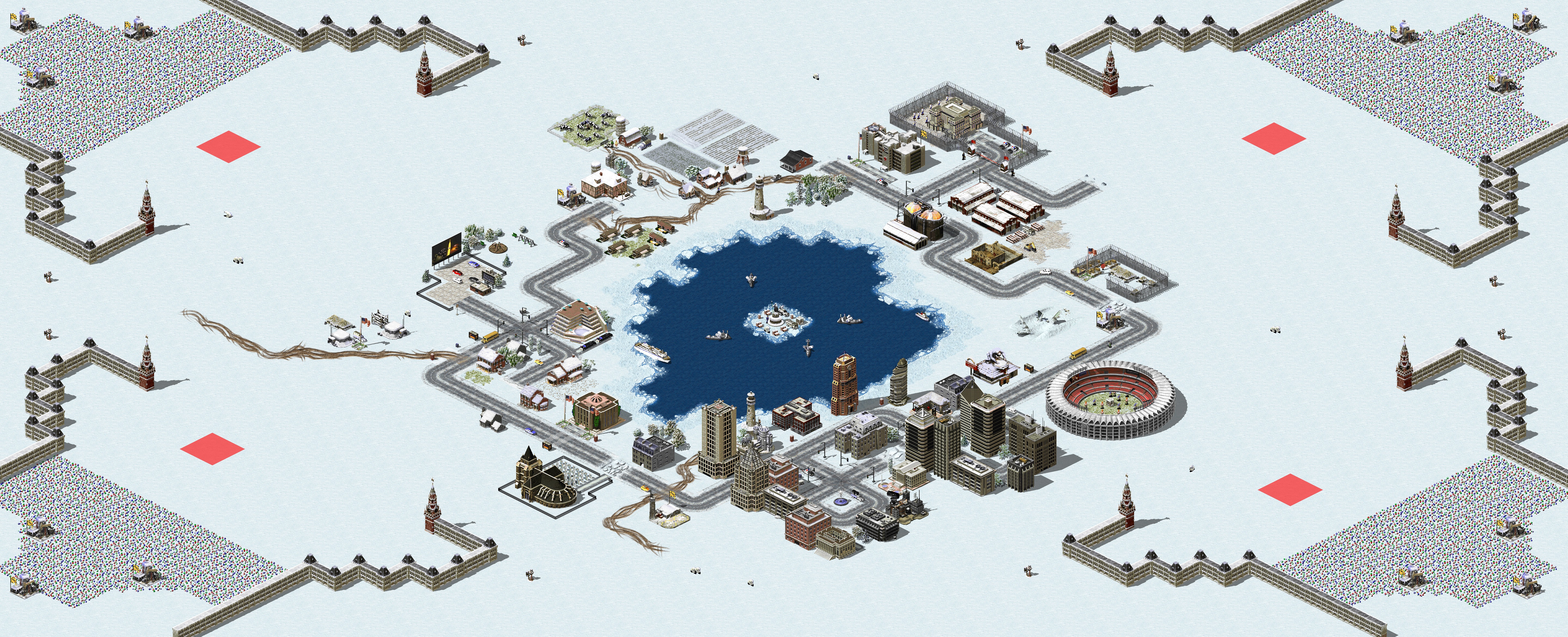 Rendered map: The Pond ( By Hitm@n)