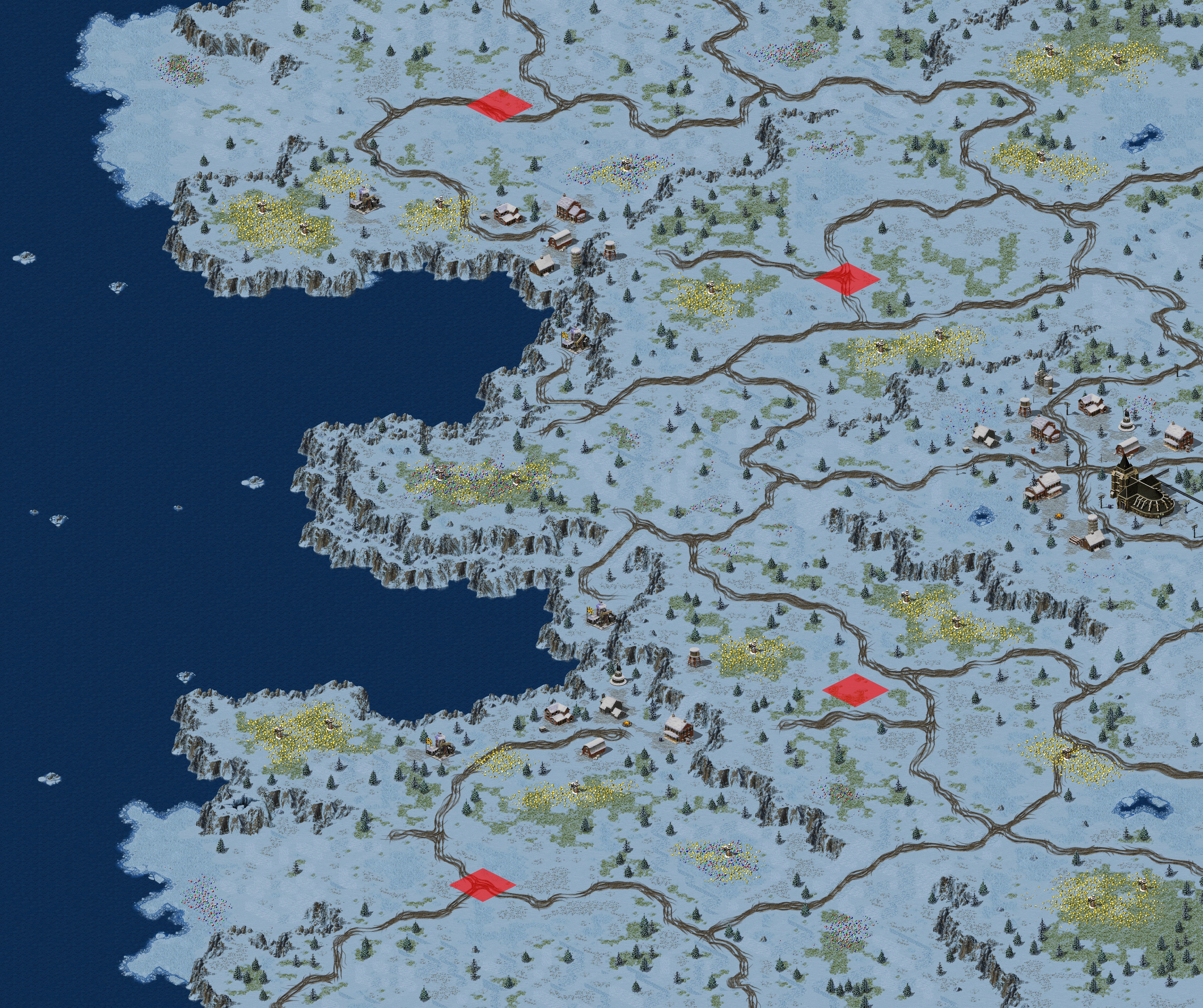 Rendered map: 峡湾群友赛2V2