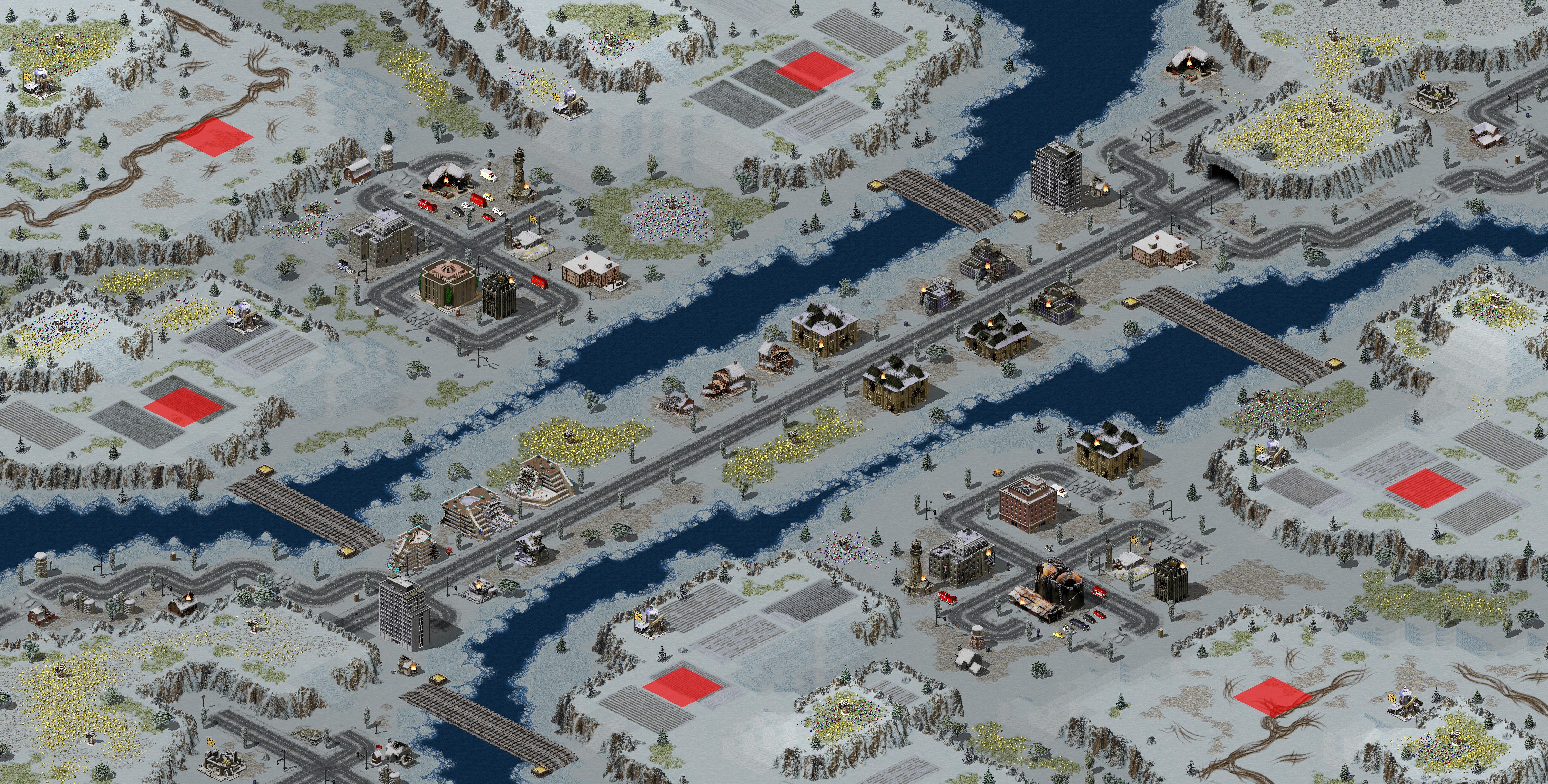 Rendered map: Frozen Mountain Cold Water