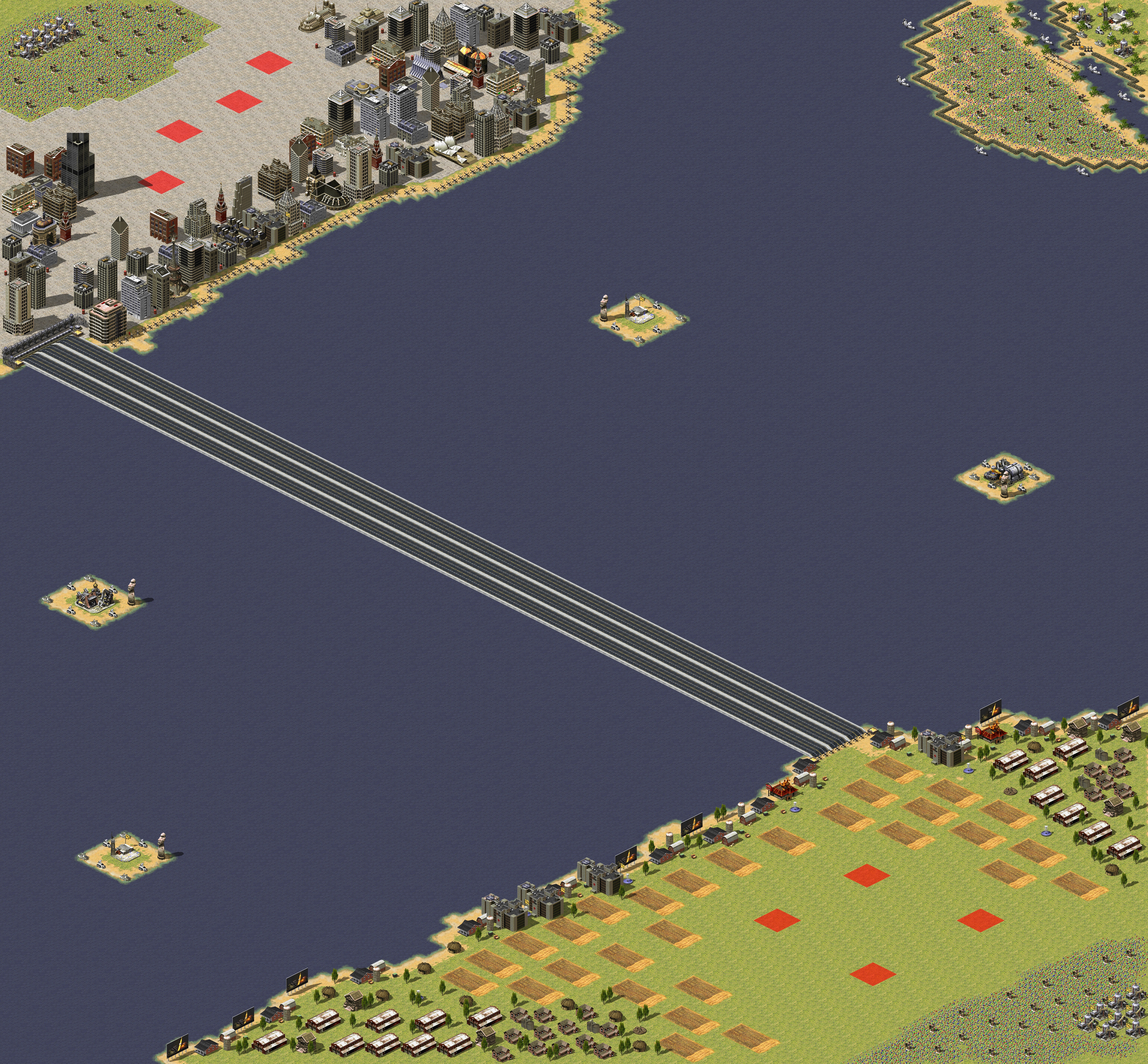Rendered map: City or Country?