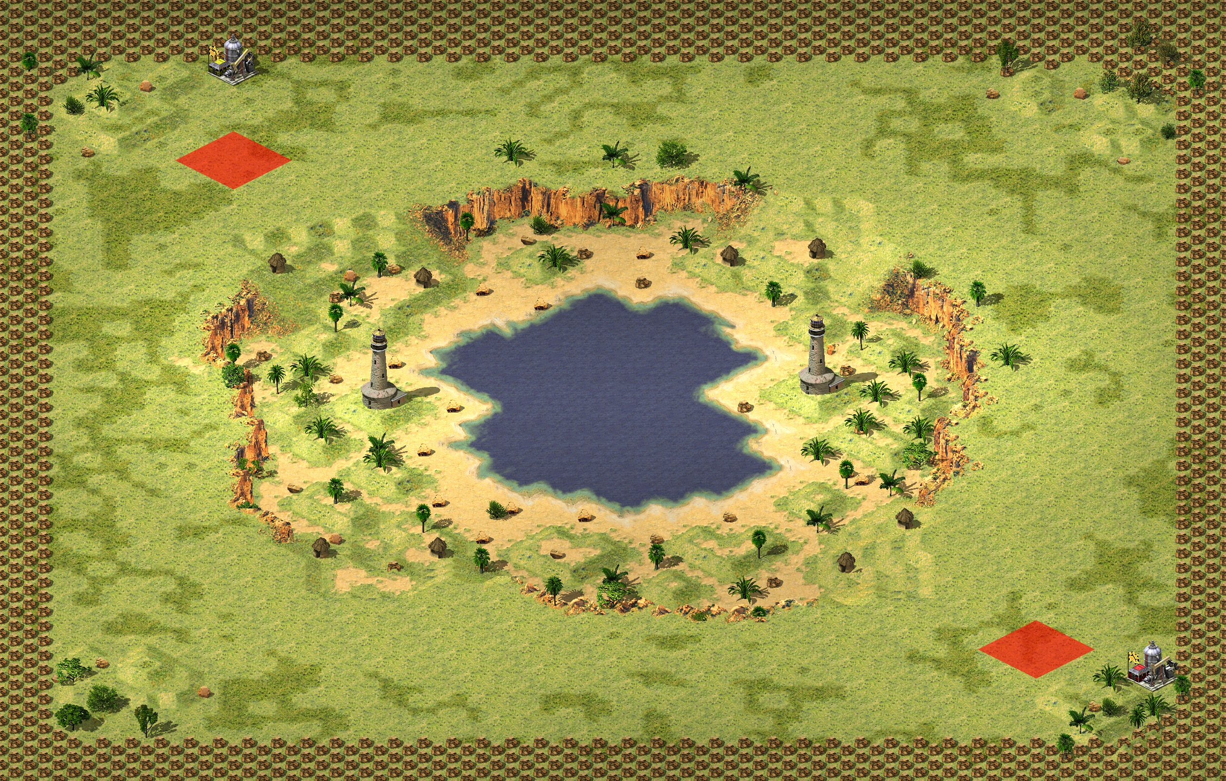 Rendered map: Oasis