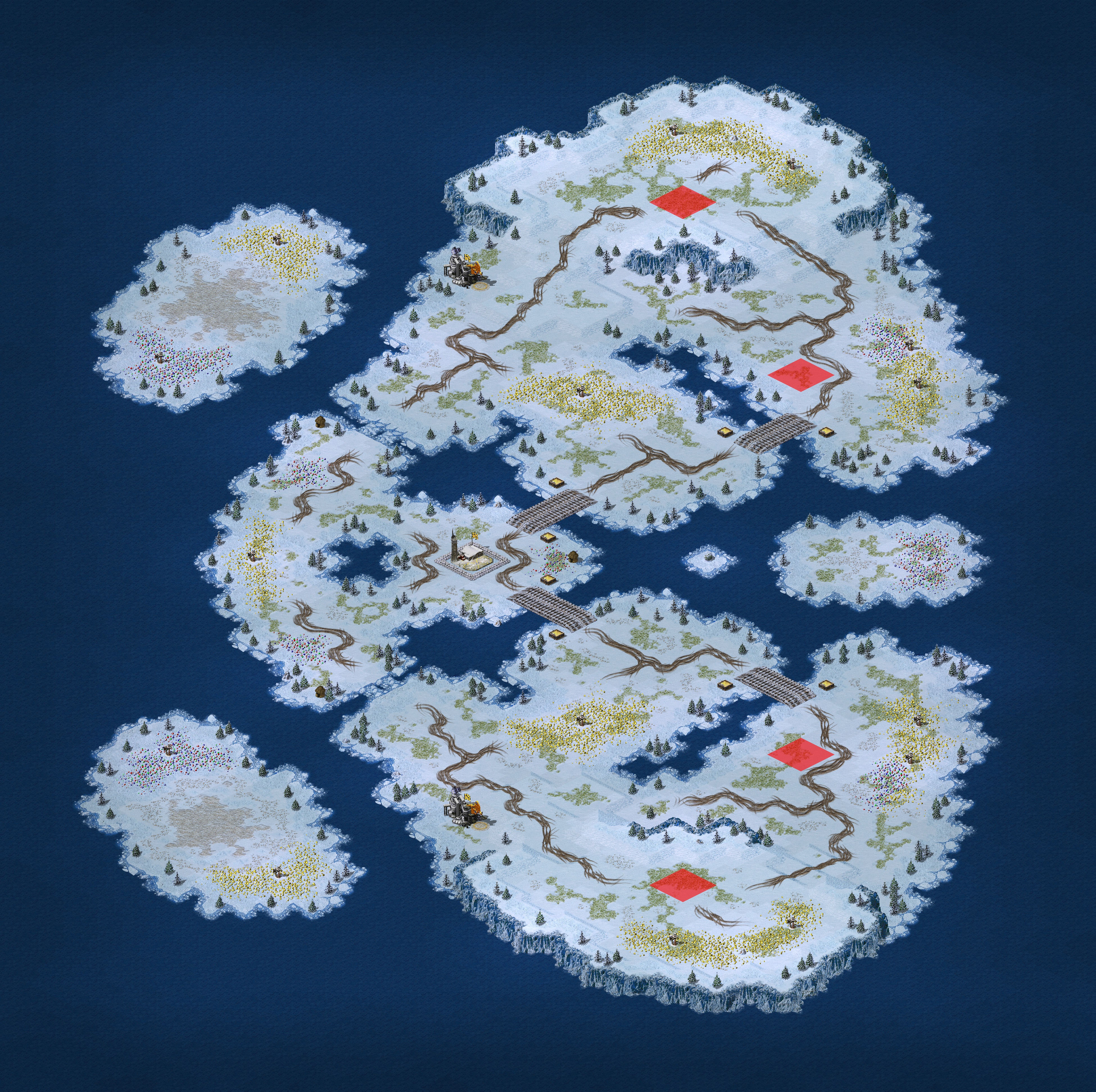 Rendered map: Fjord (4)