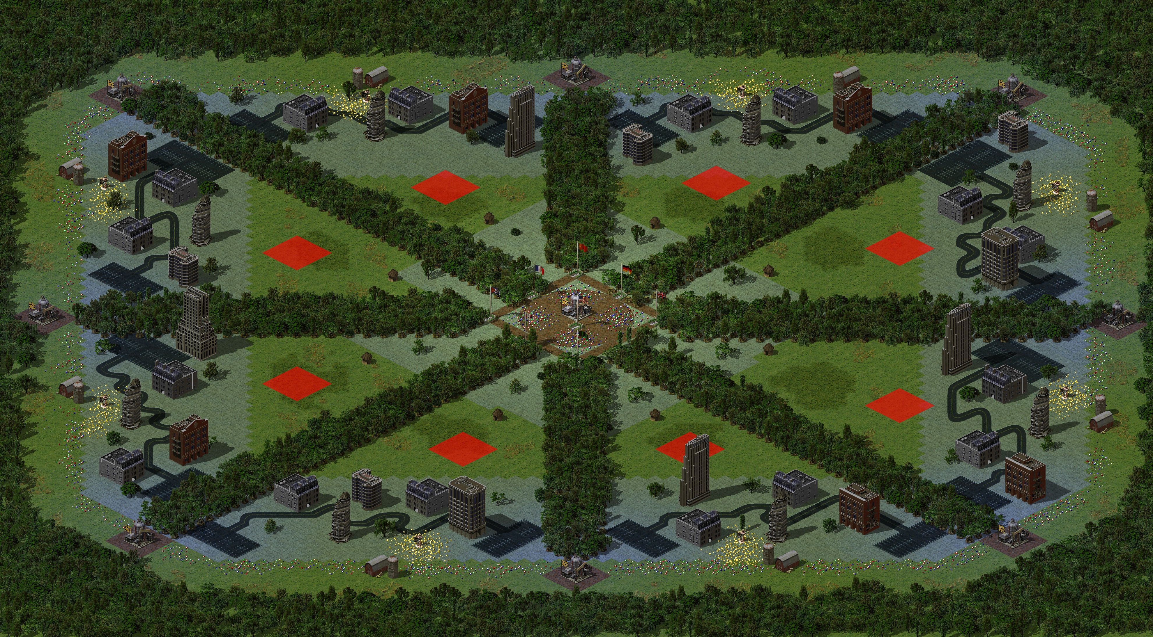 Rendered map: [Q]Urban Oil in The Center