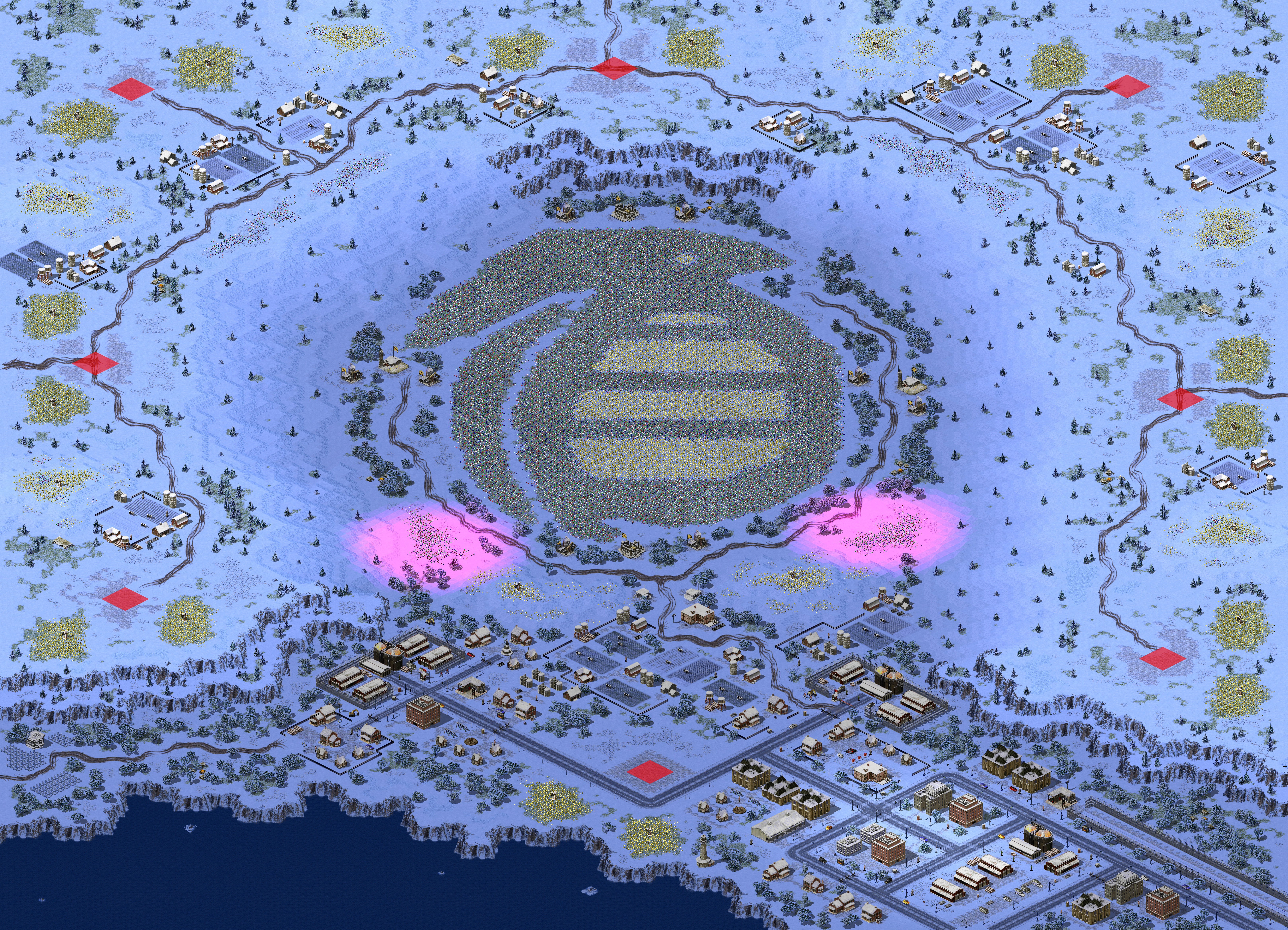 Rendered map: S-福恩天地