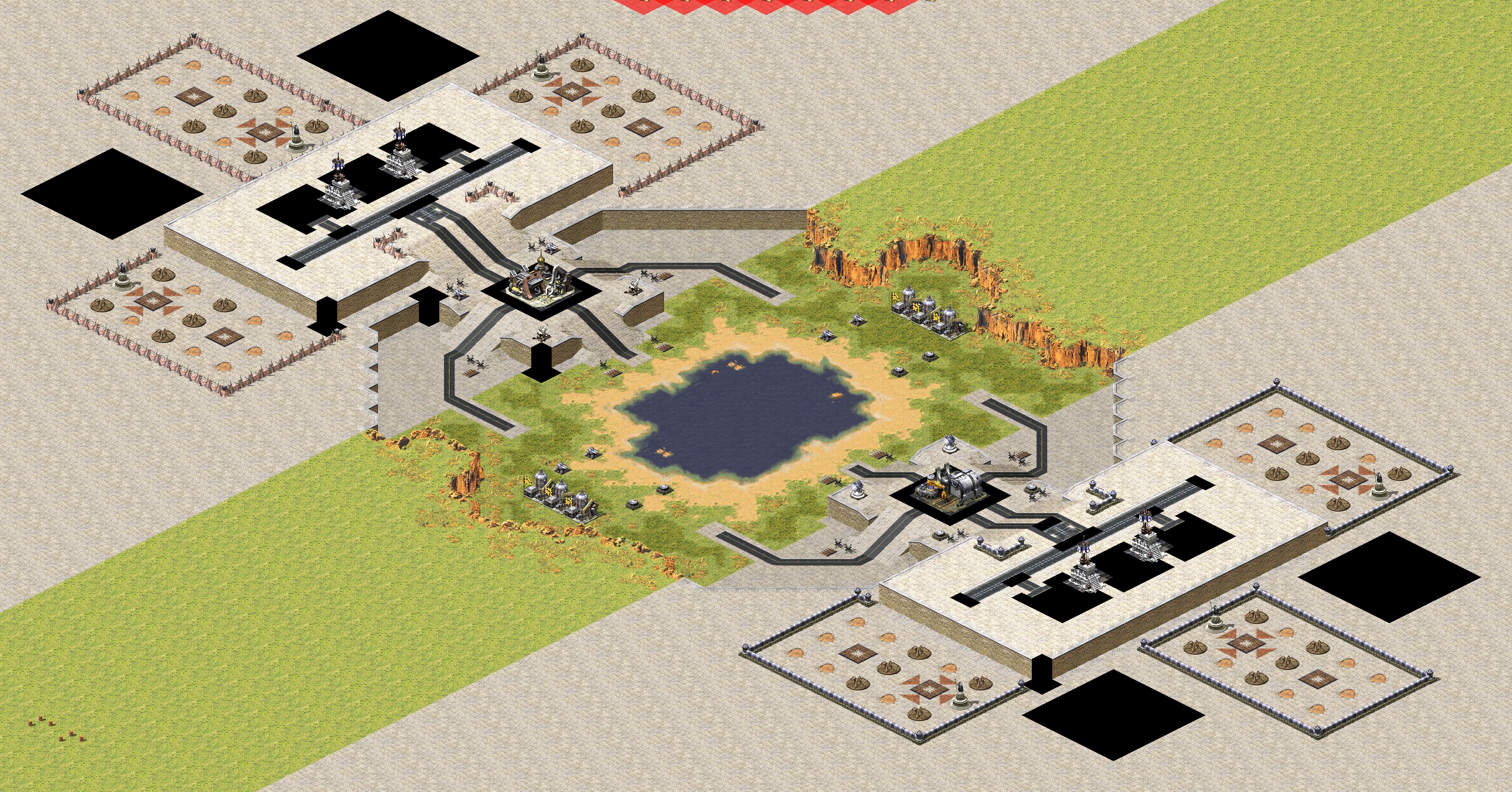 Rendered map: [Auto Chess] Peak Front Line 2