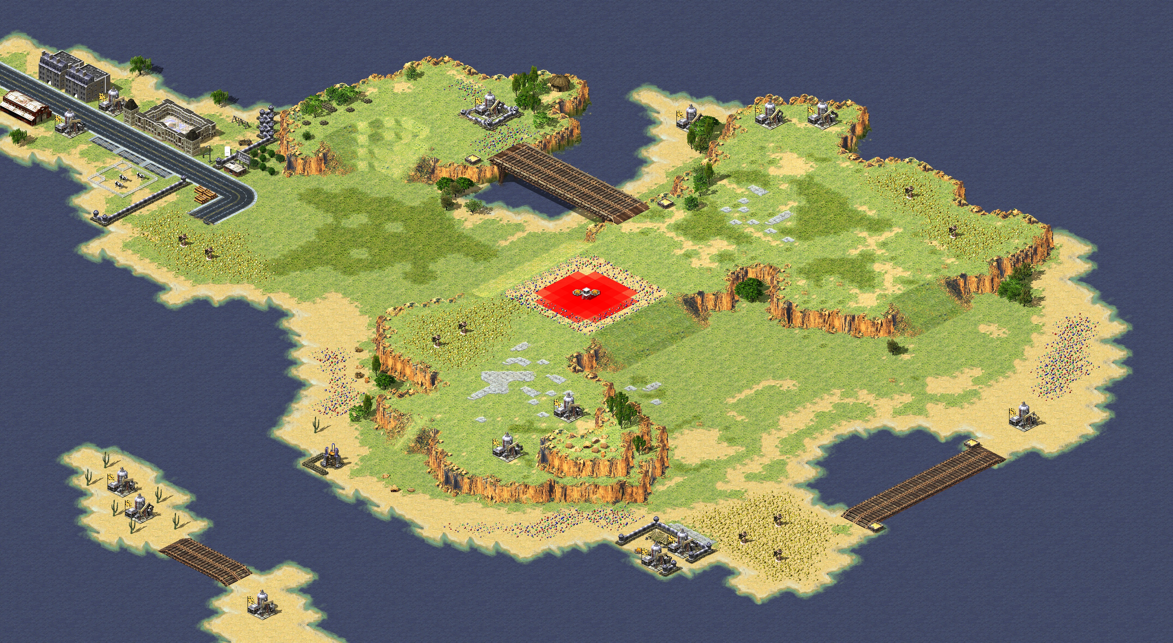Rendered map: Main Island Conflict - Patch of Land 5