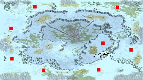 Rendered preview of Snowy Field Gem