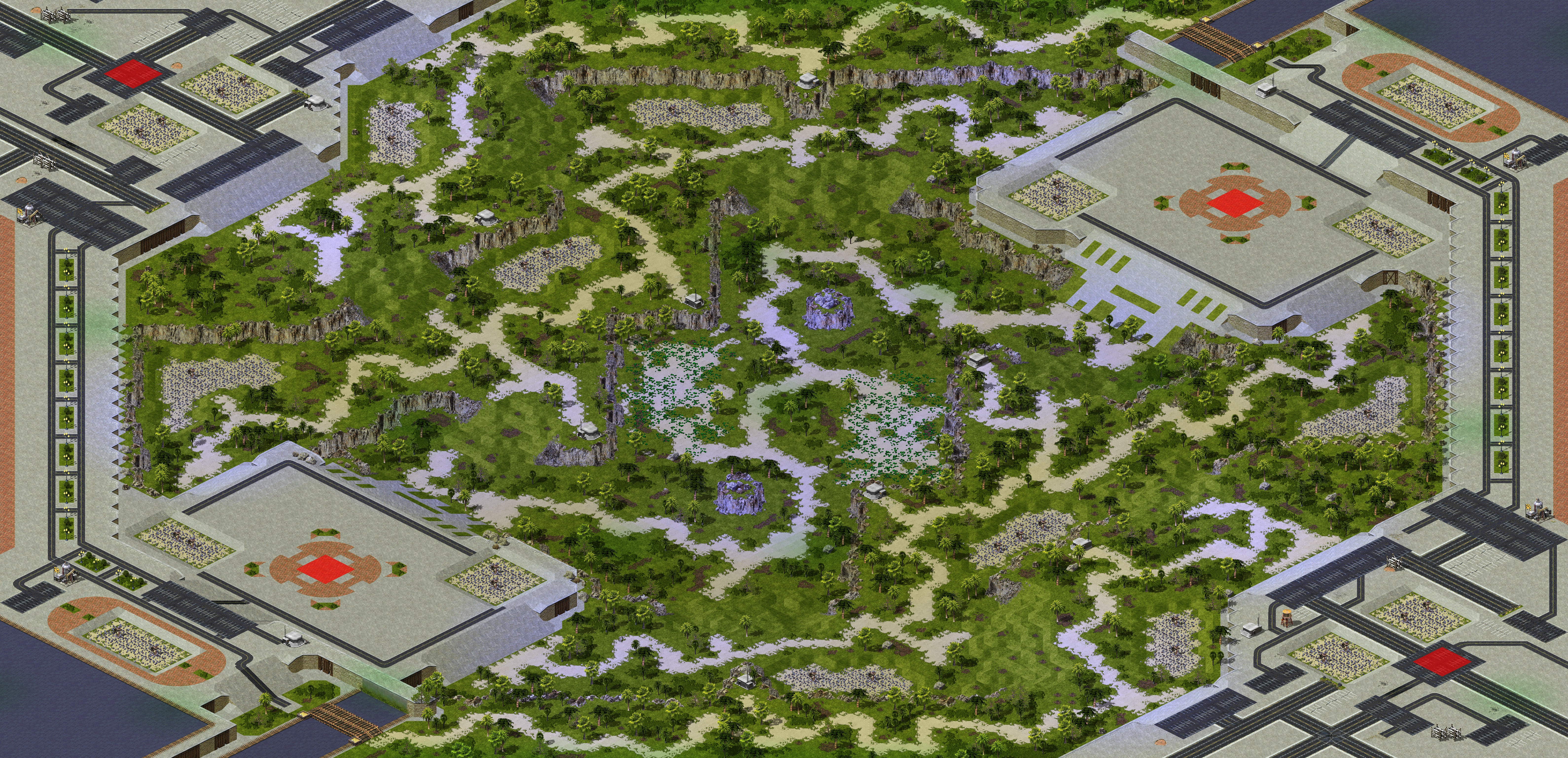 Rendered map: Terrafourmation