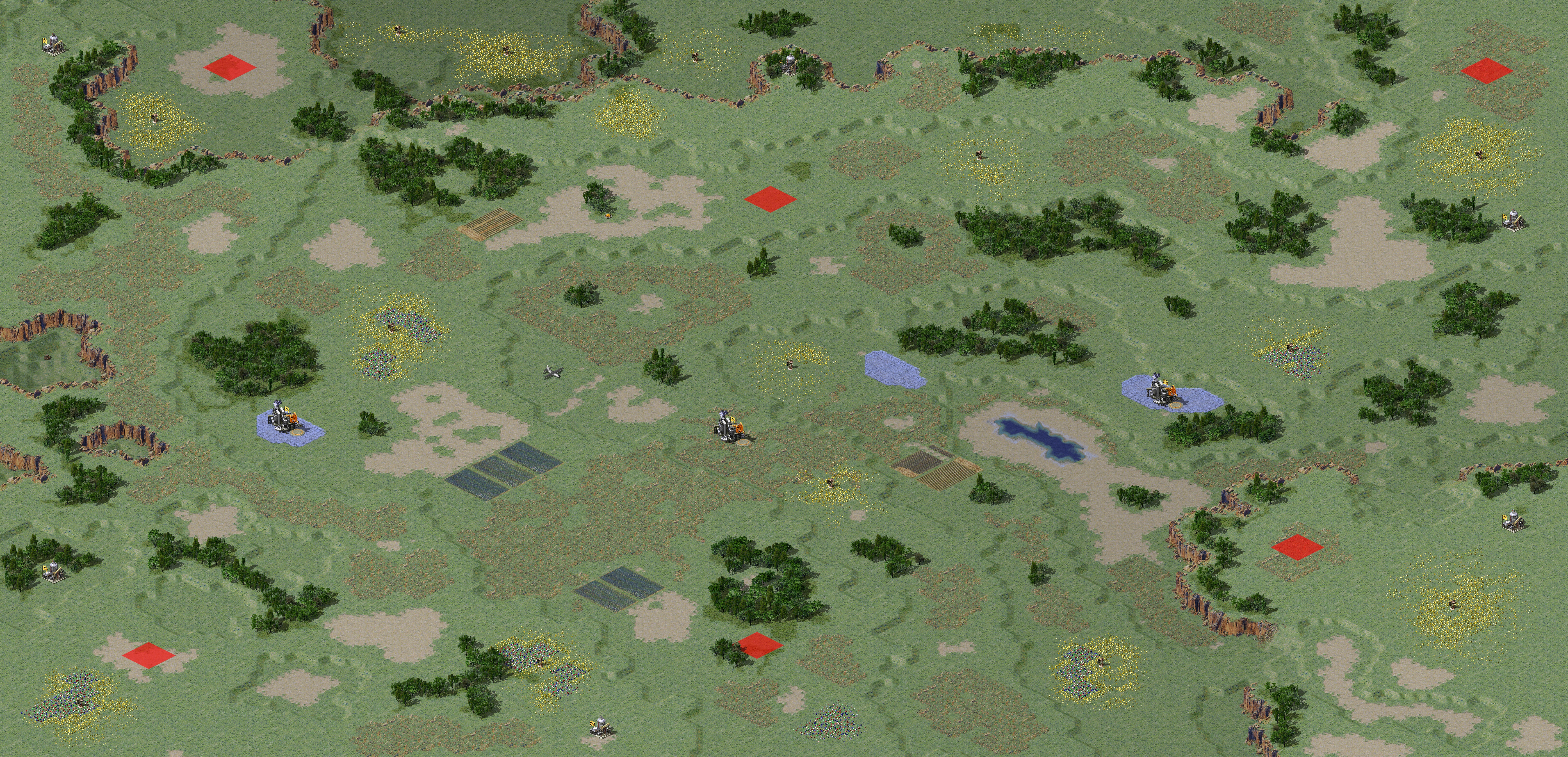Rendered map: 看台（6）