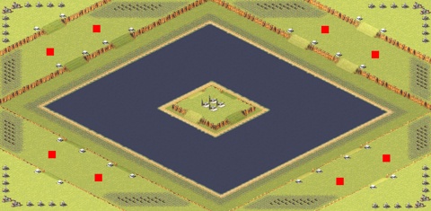 Rendered preview of Four Corners Naval Ladder 2v2v2v2
