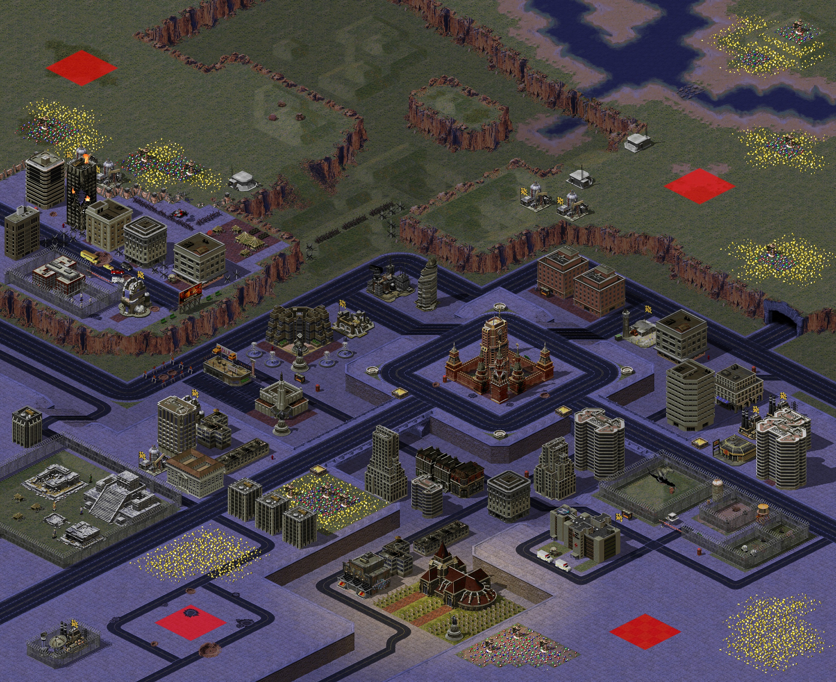Rendered map: Threat From Above