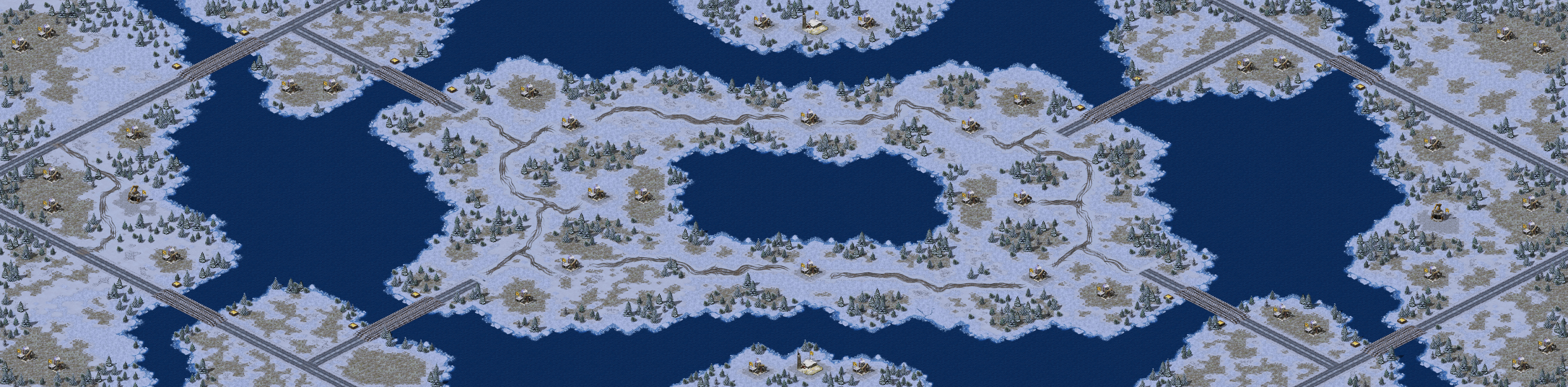 Rendered map: Arctic Circle (Megawealth)