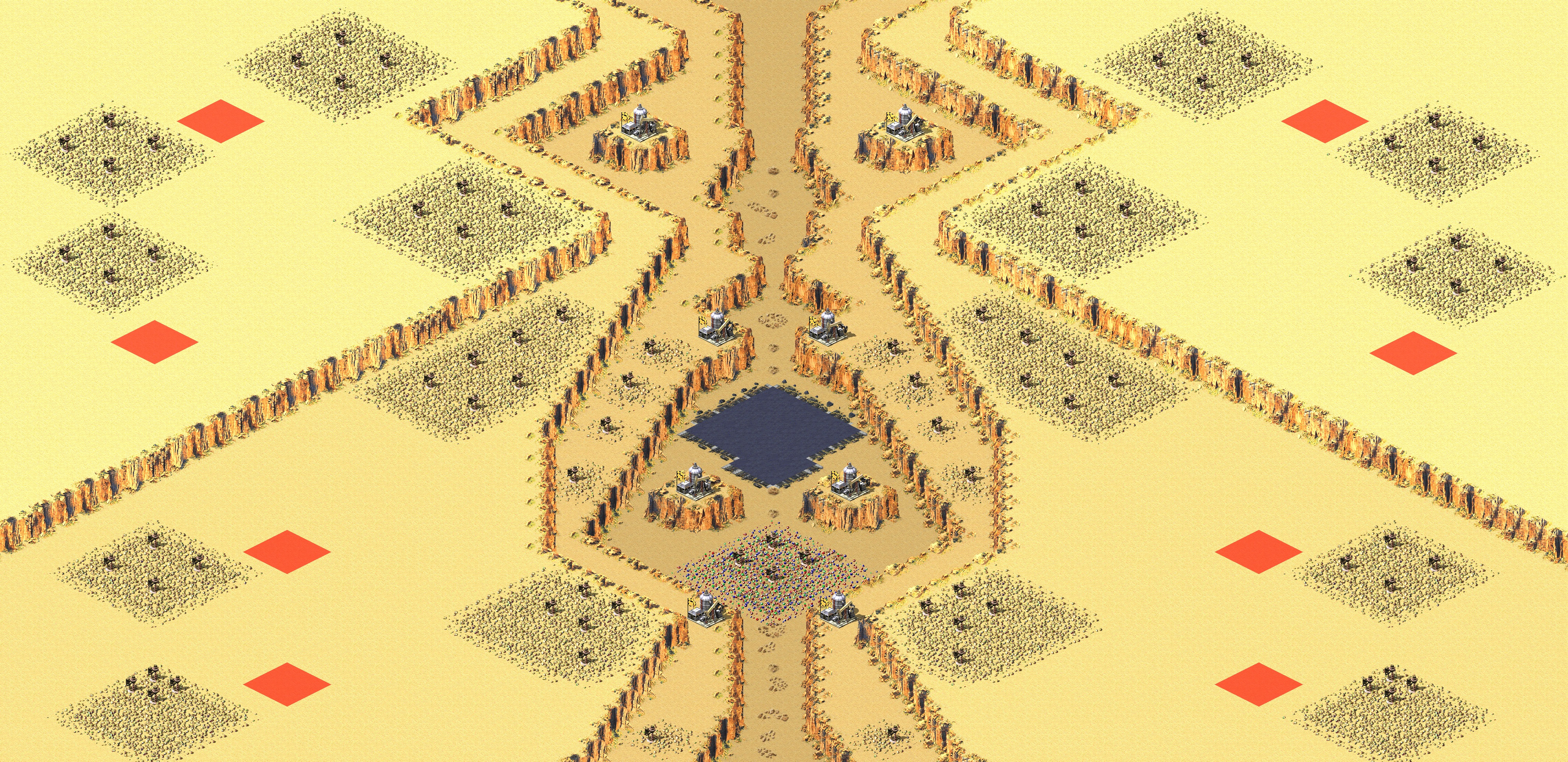 Rendered map: Chasm Temporal 4v4