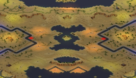 Rendered preview of Sandstorm 1v1