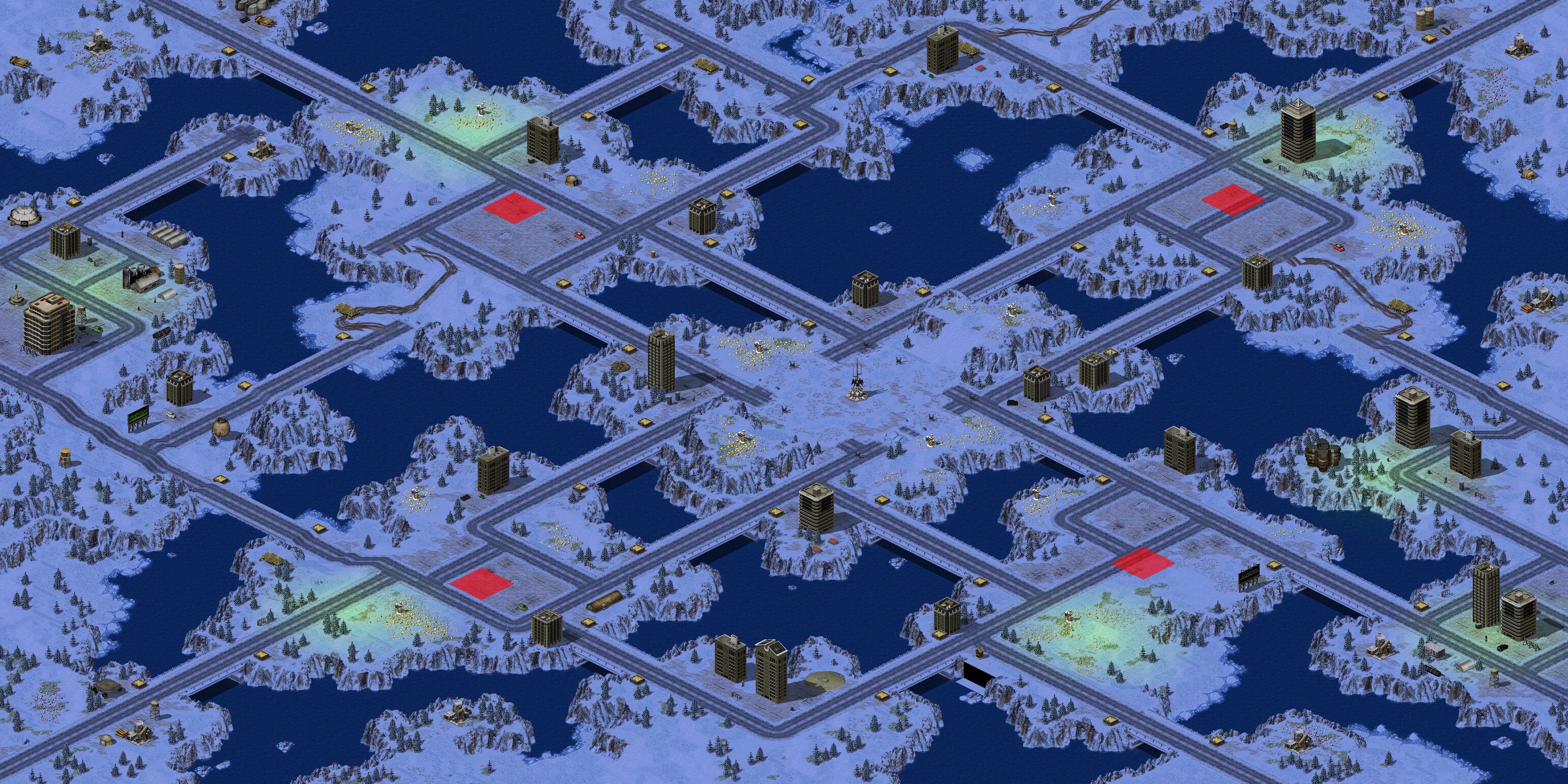 Rendered map: Velillian Islands