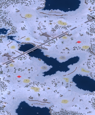 Rendered preview of [2] Fridge Bridge Snowscape Extended v2.1
