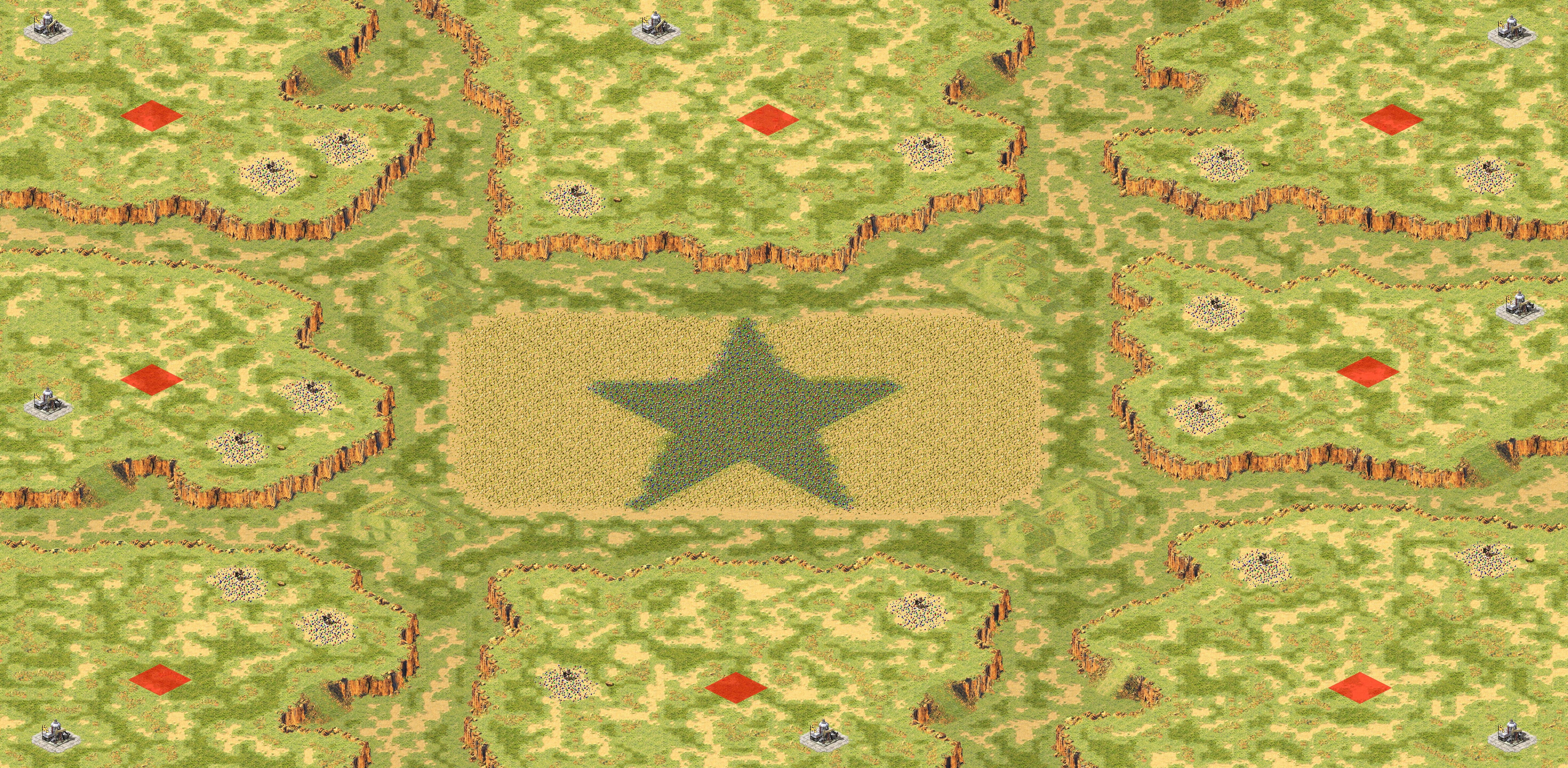 Rendered map: S-黄金峡谷
