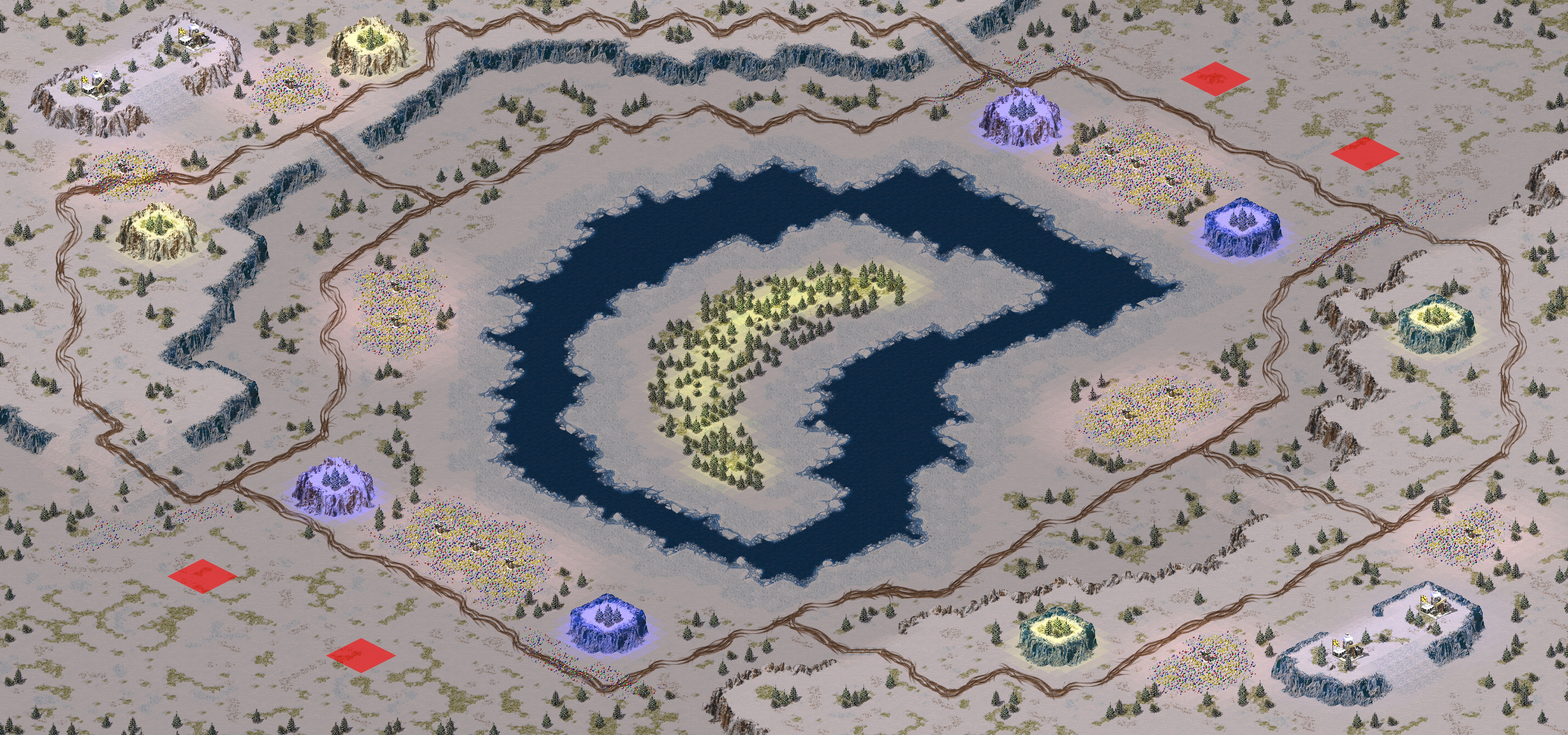 Rendered map: G-众星捧月