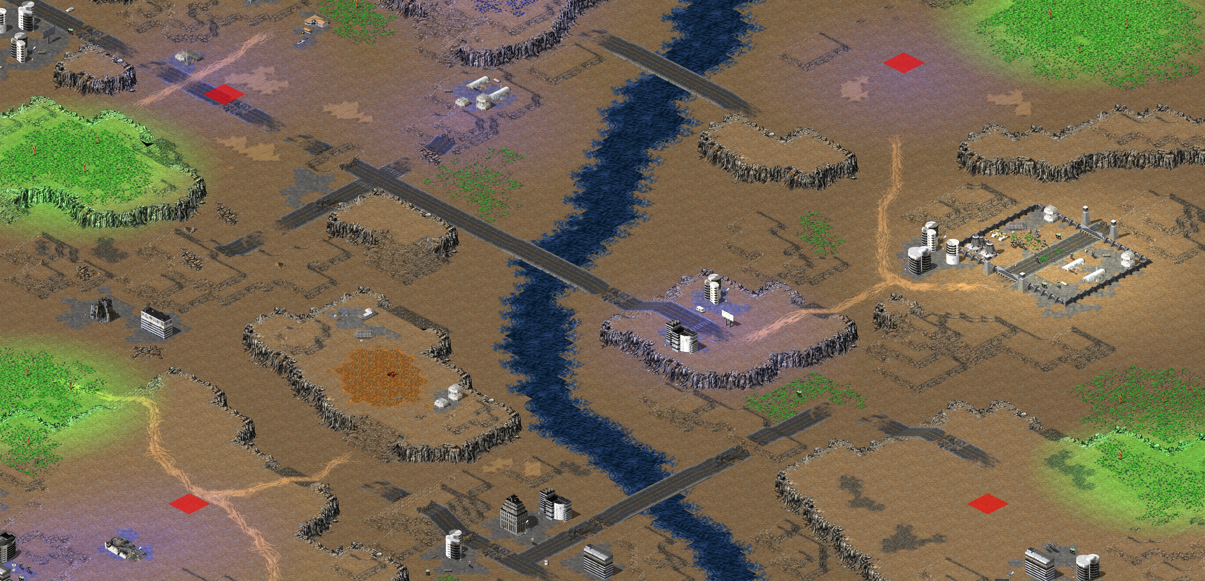 Rendered map: Desert Storm