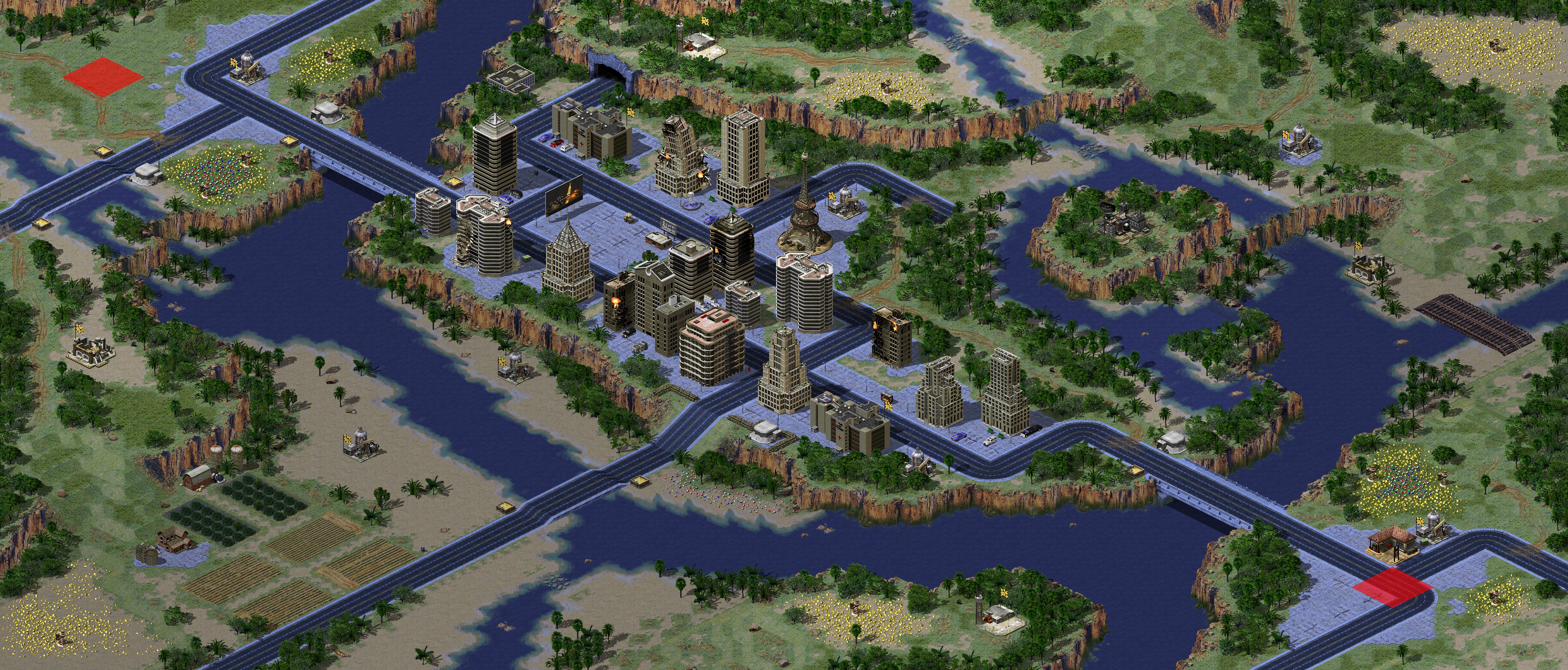 Rendered map: Leviathan Lake