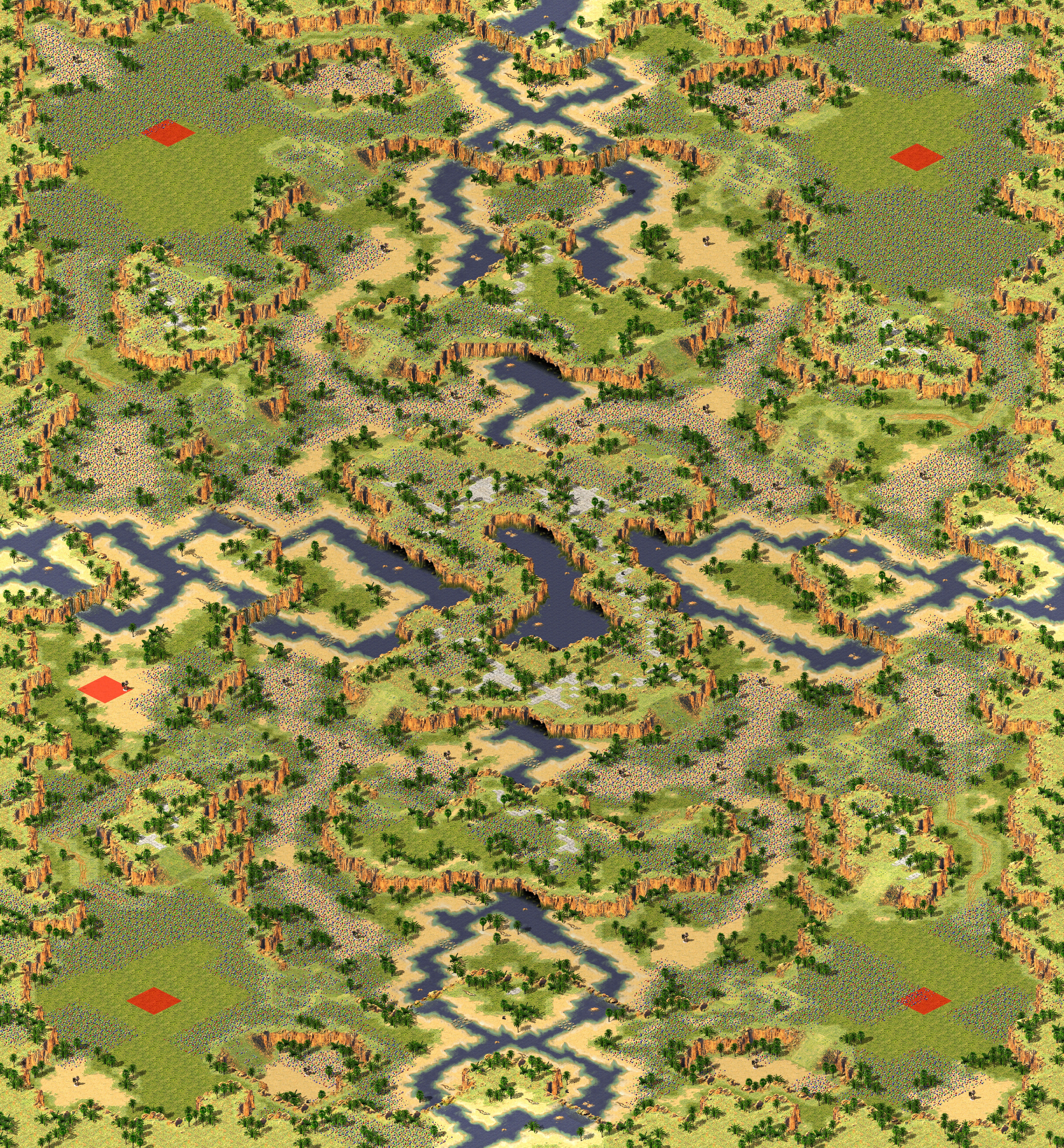Rendered map: Peace BabyQ Jungle 5 Resource
