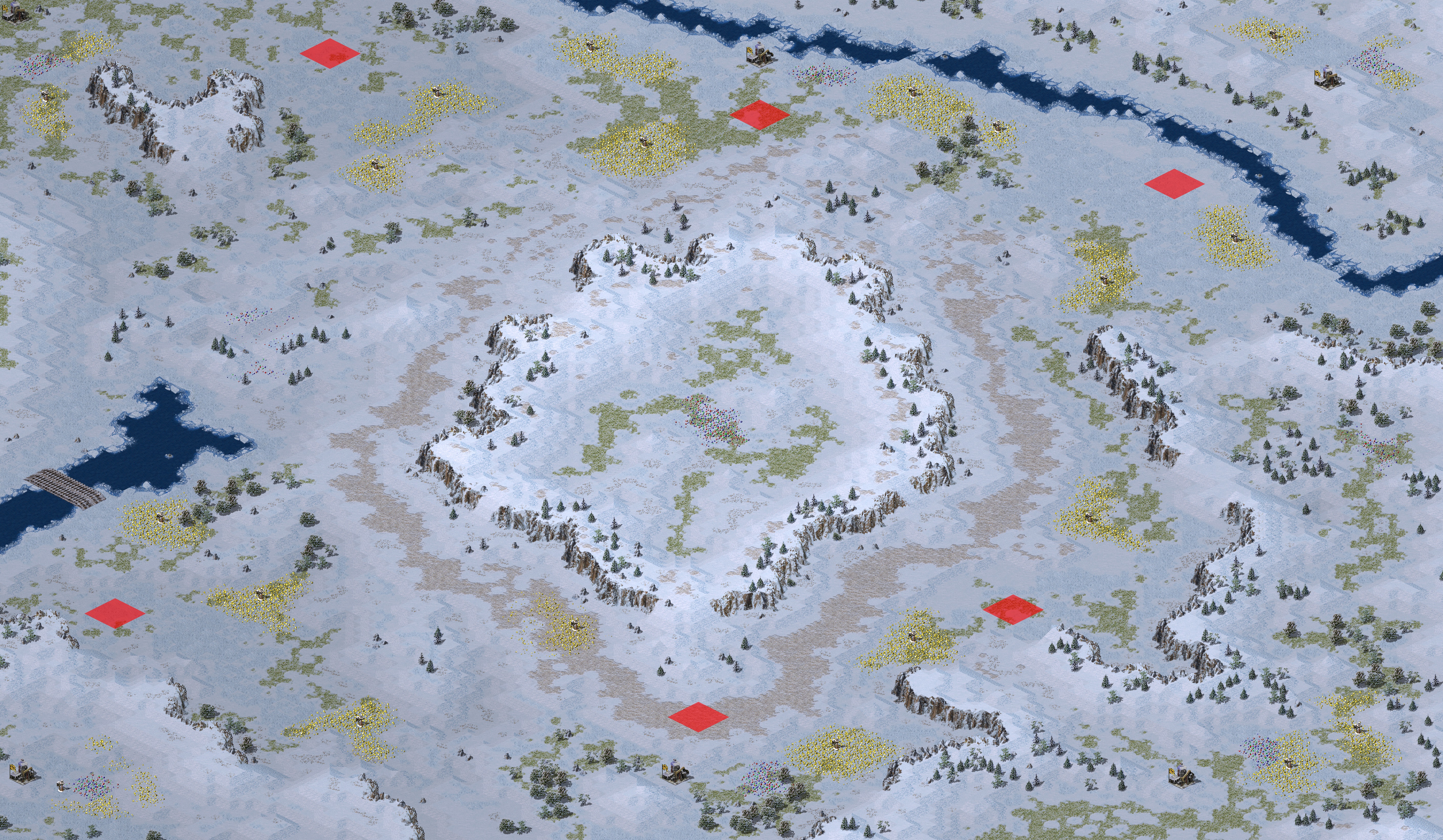 Rendered map: [6] Divide Freezes Over (3v3)