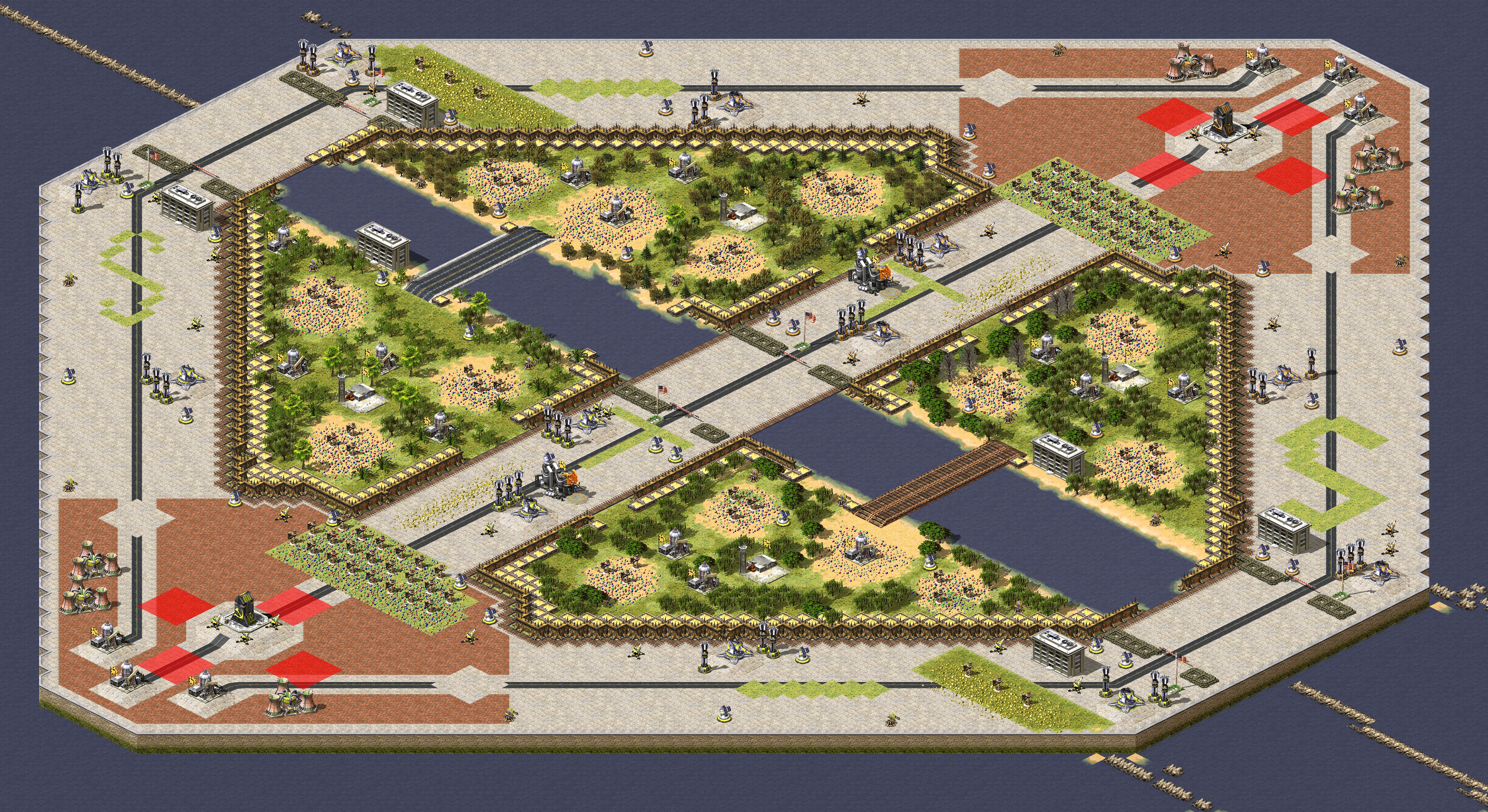 Rendered map: ST1 True - Hero League