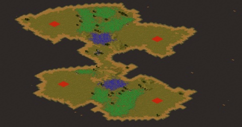 Rendered preview of [RA2] Allied Campaign: Guardians of the East - Map 2